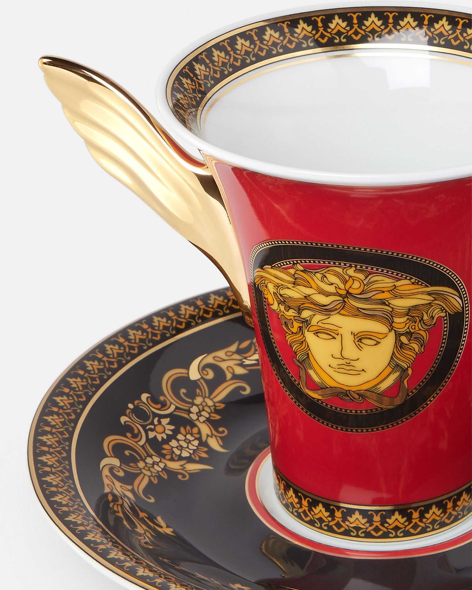 Tasse caf et soucoupe Medusa