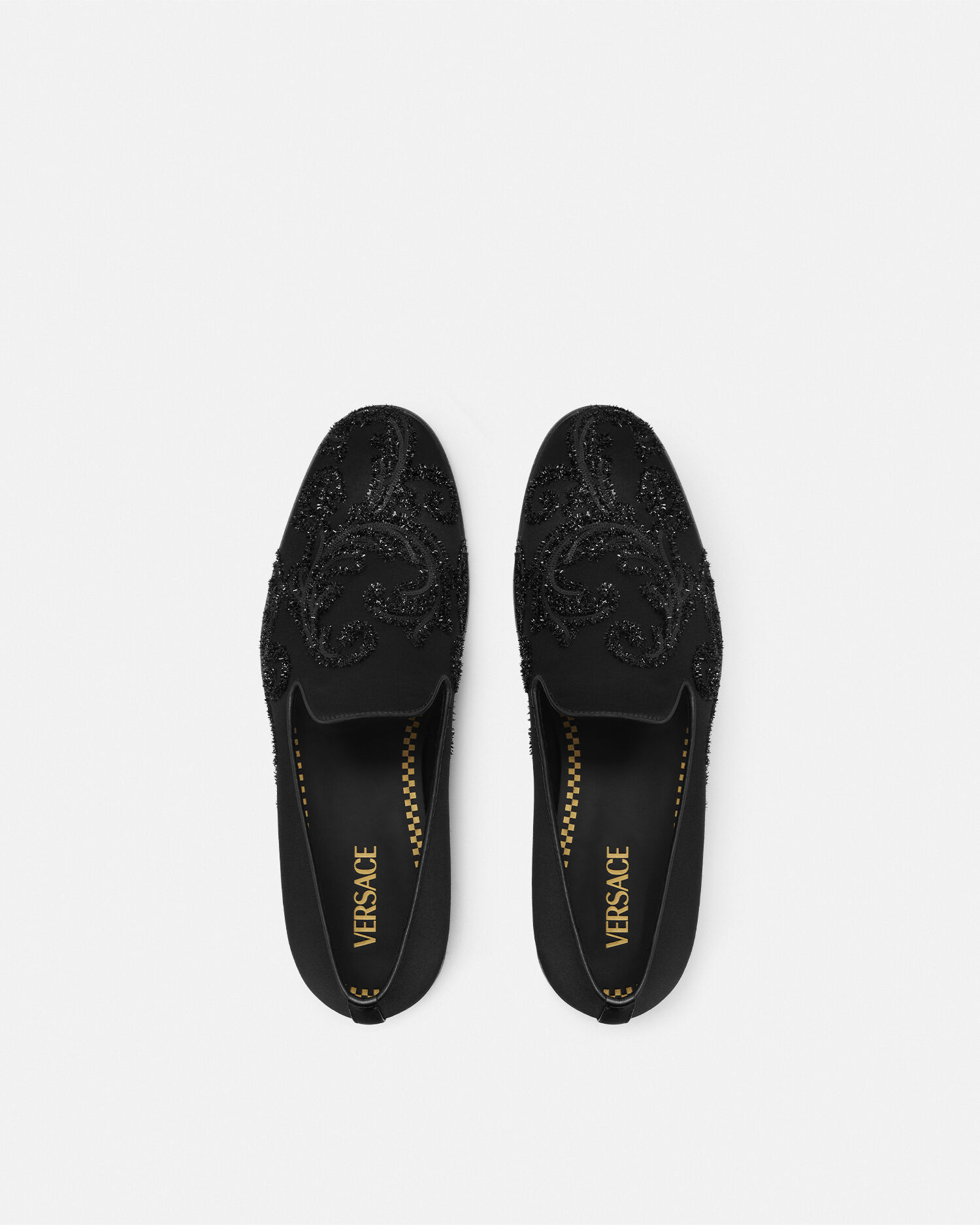 Versace smoking slippers on sale