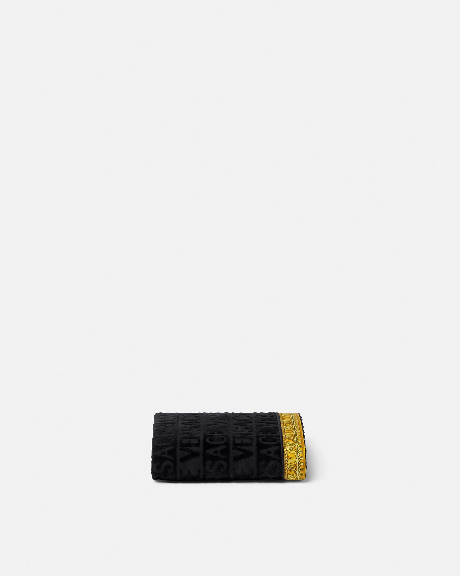 I Baroque Small Towel Black Versace GB