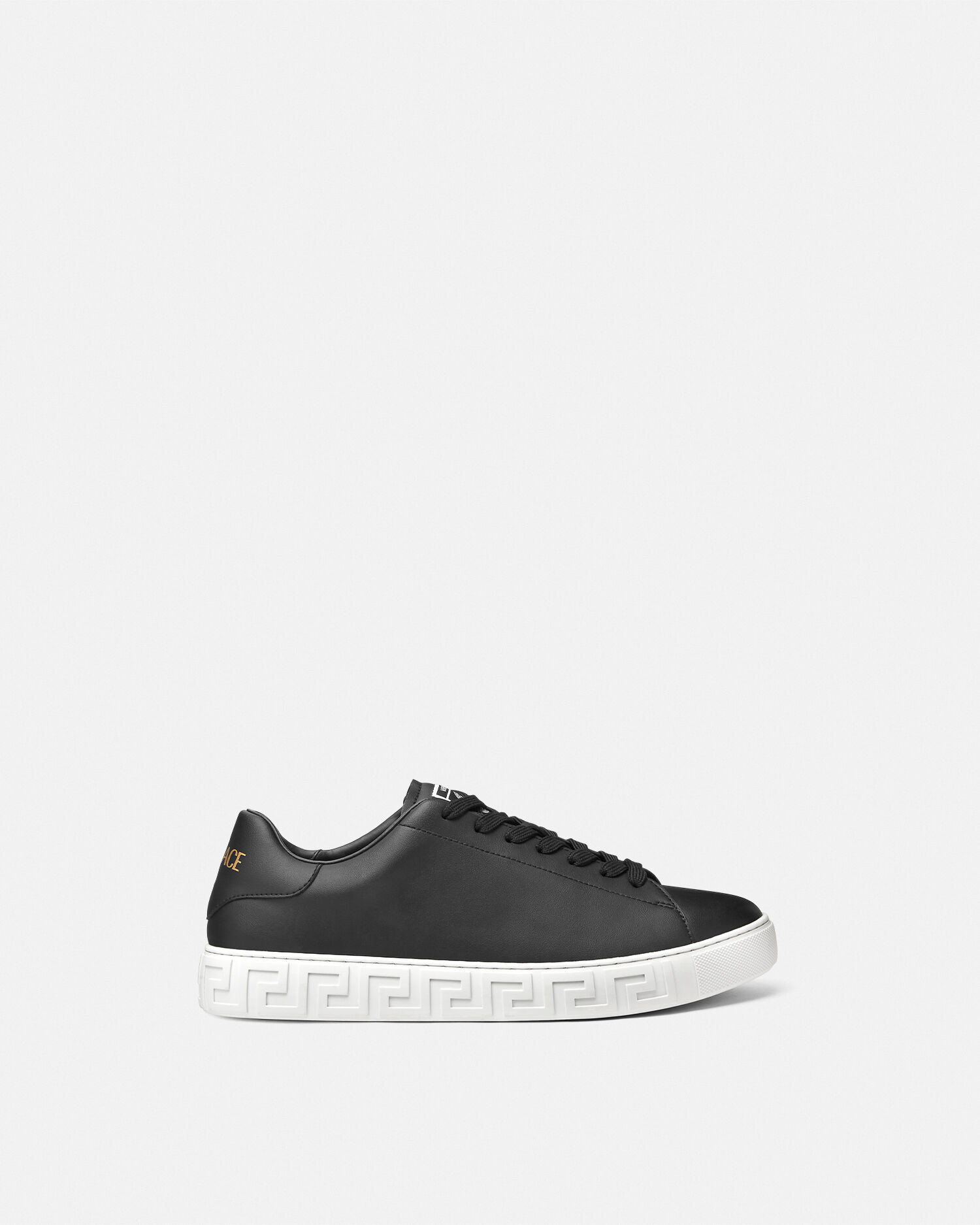 Greca Nylon Sneakers Black | VERSACE US