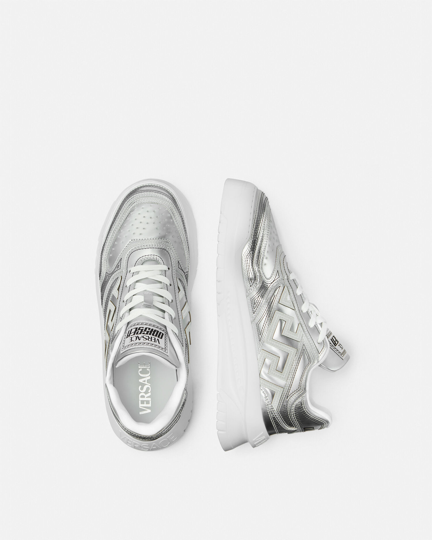 Metallic Greca Odissea Trainers