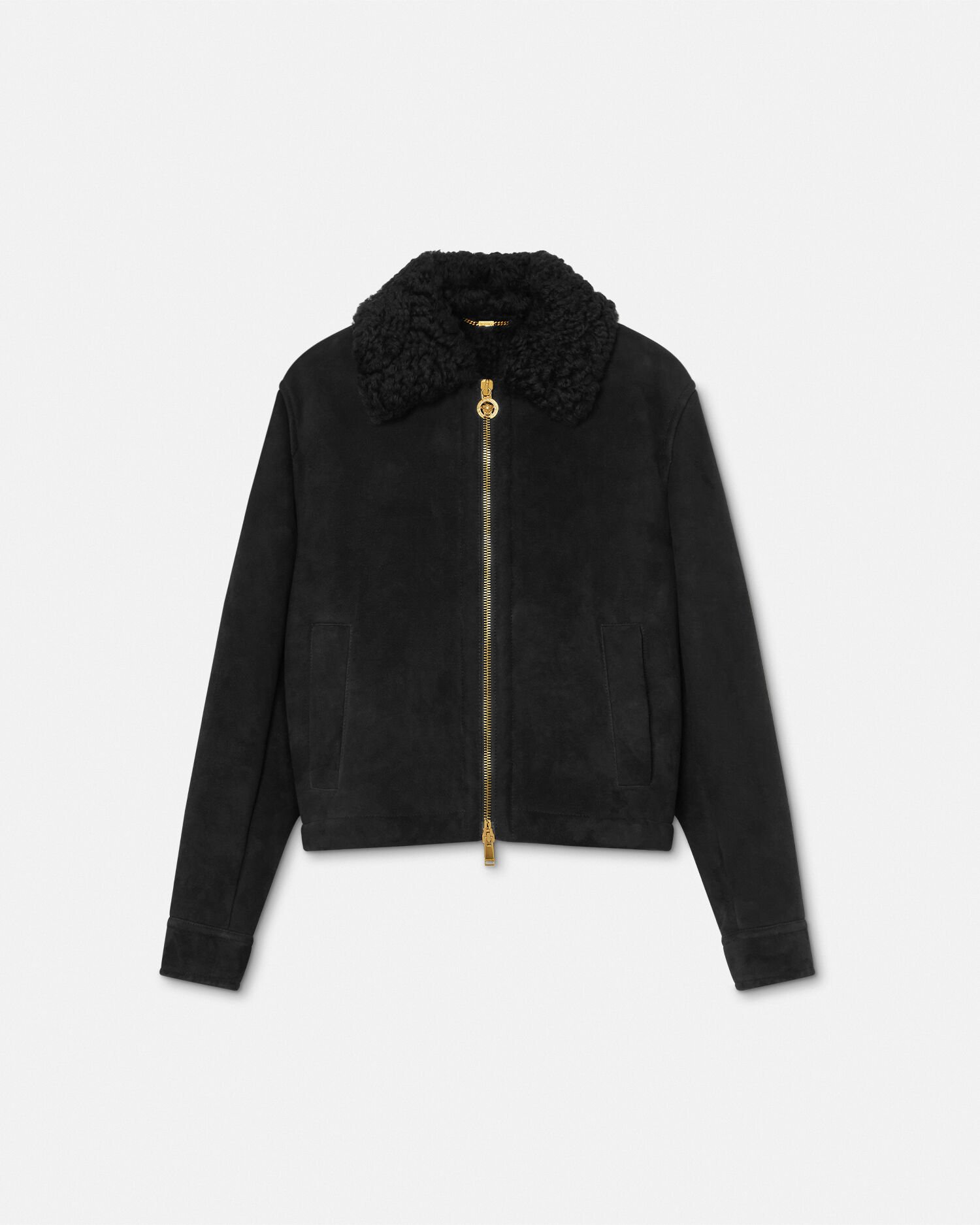Versace shearling jacket online