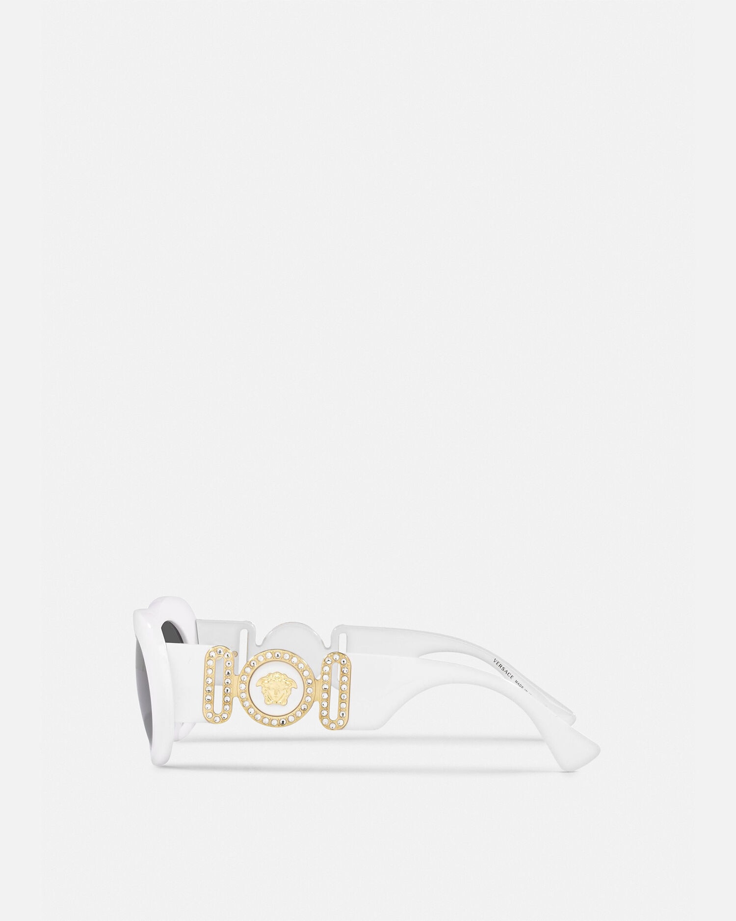 Versace oval glasses top