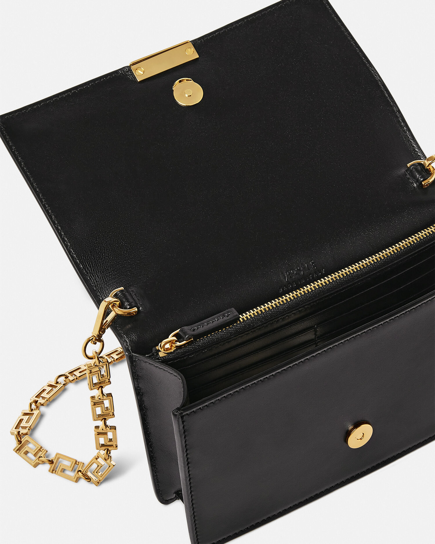 Greca Goddess Mini Bag Black Gold VERSACE AU