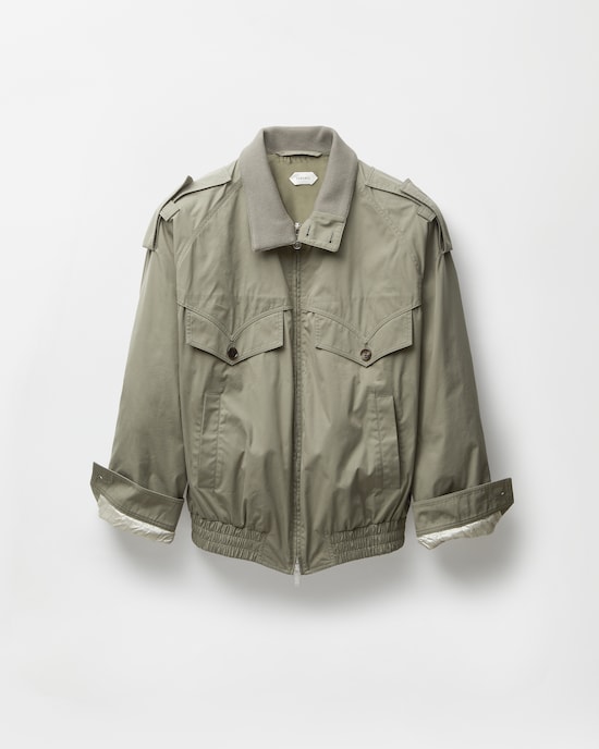 Cotton Blouson Green 1