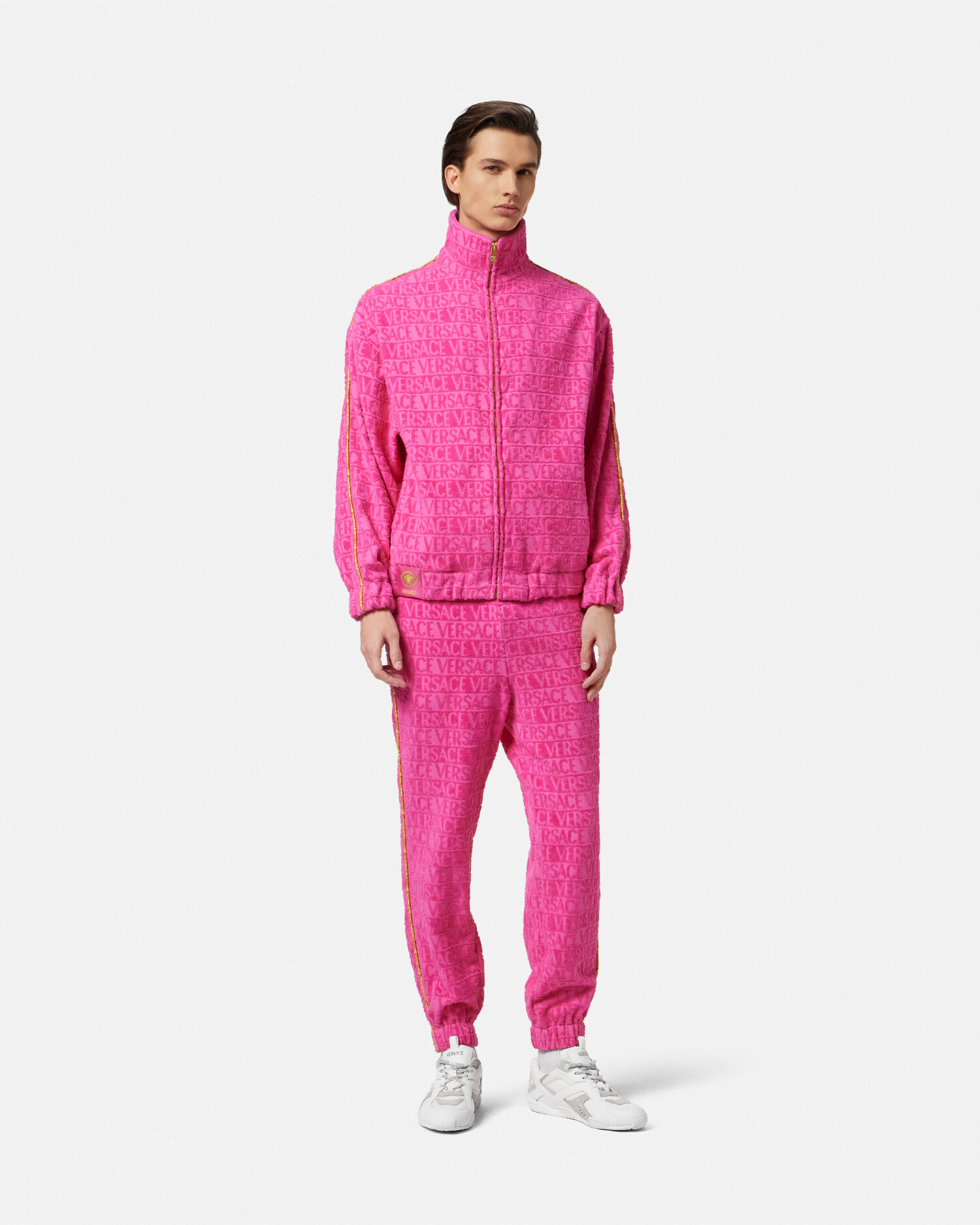 Versace velour tracksuit top