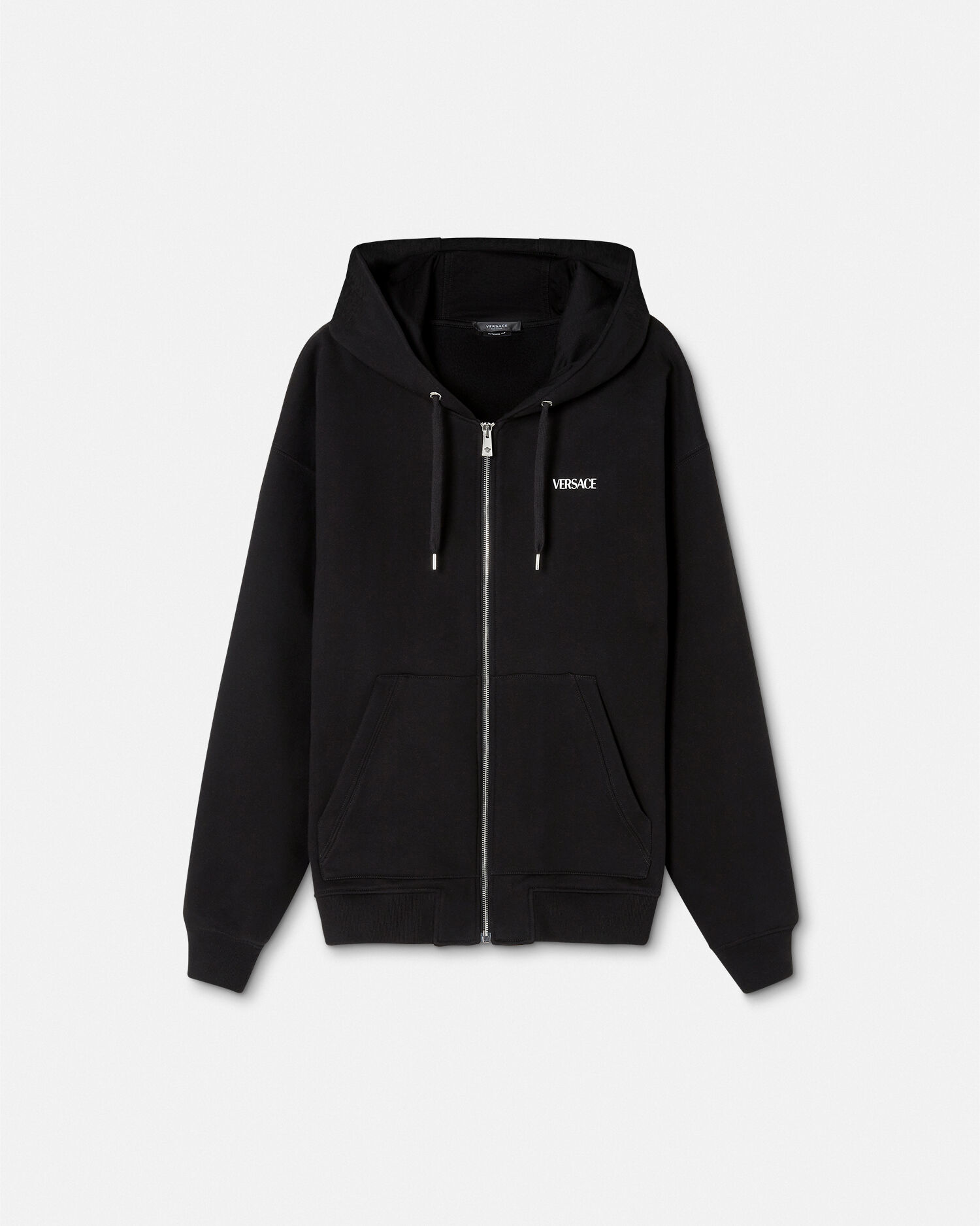 Versace Logo Zipped Hoodie for Men Online Store EU