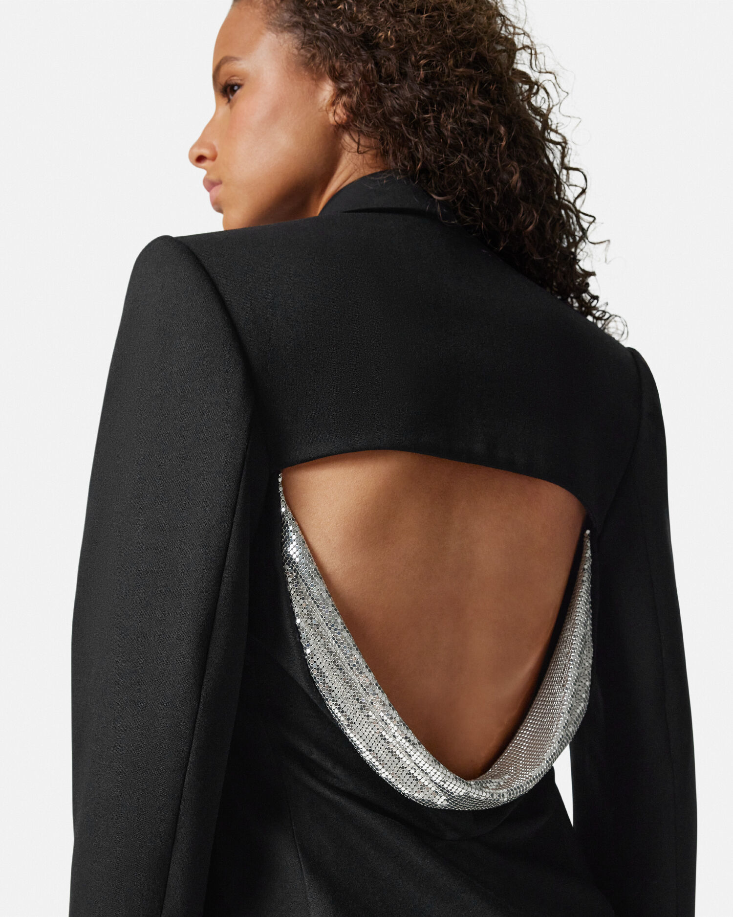 Versace mesh dress top