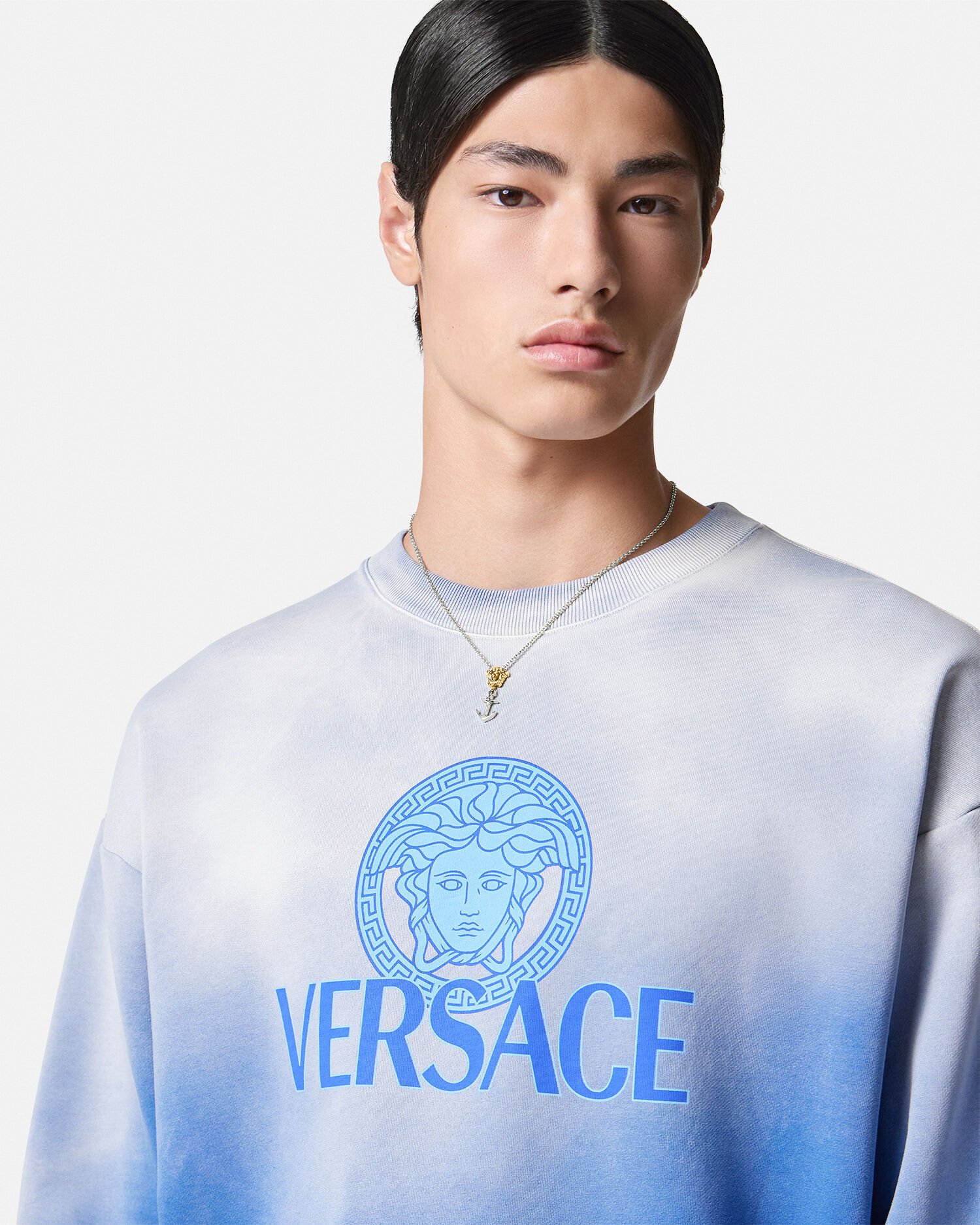 Versace medusa sale logo sweatshirt