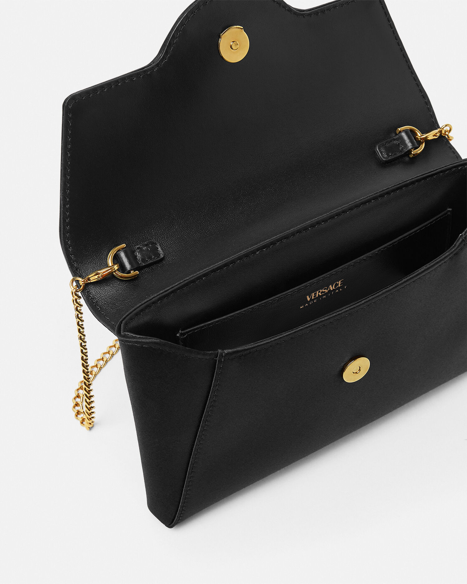 La Medusa Satin Clutch