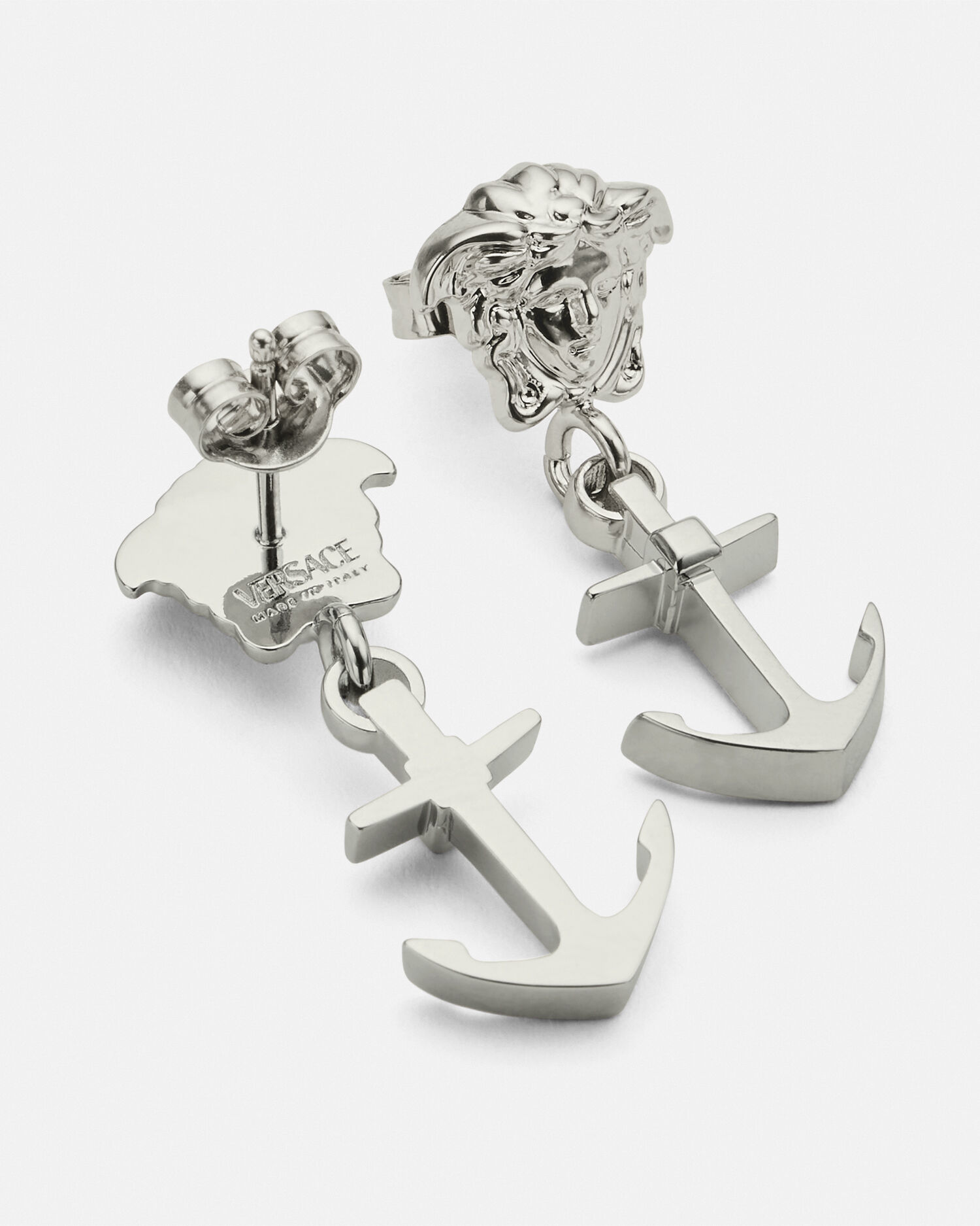 Silver versace new arrivals earrings