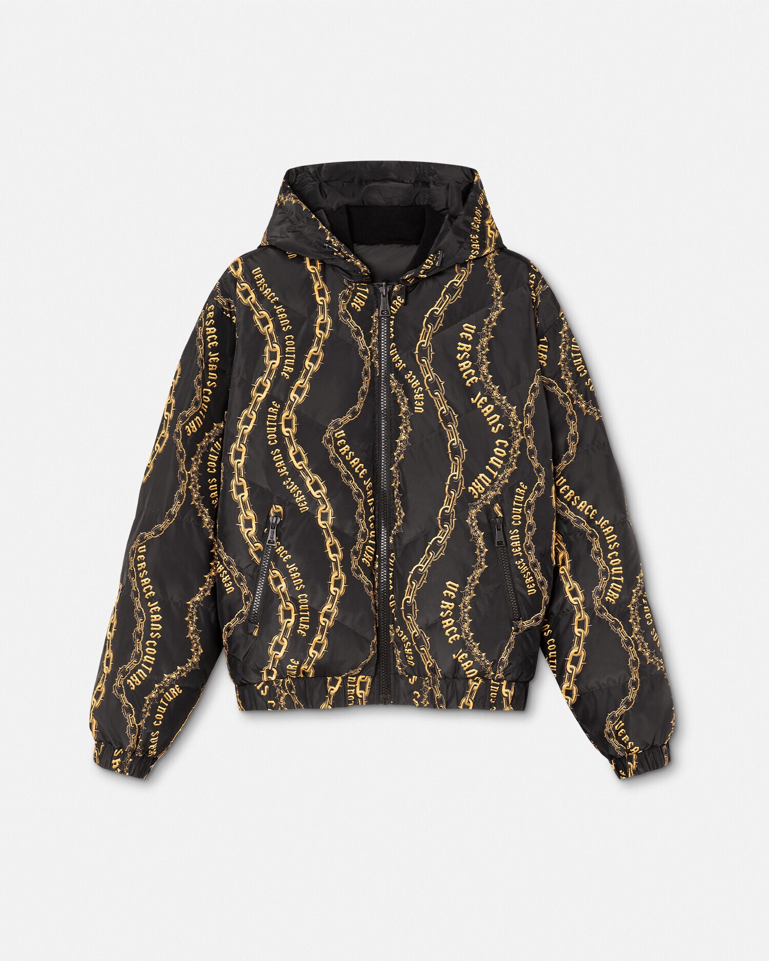 Doudoune reversible Chain Couture VERSACE