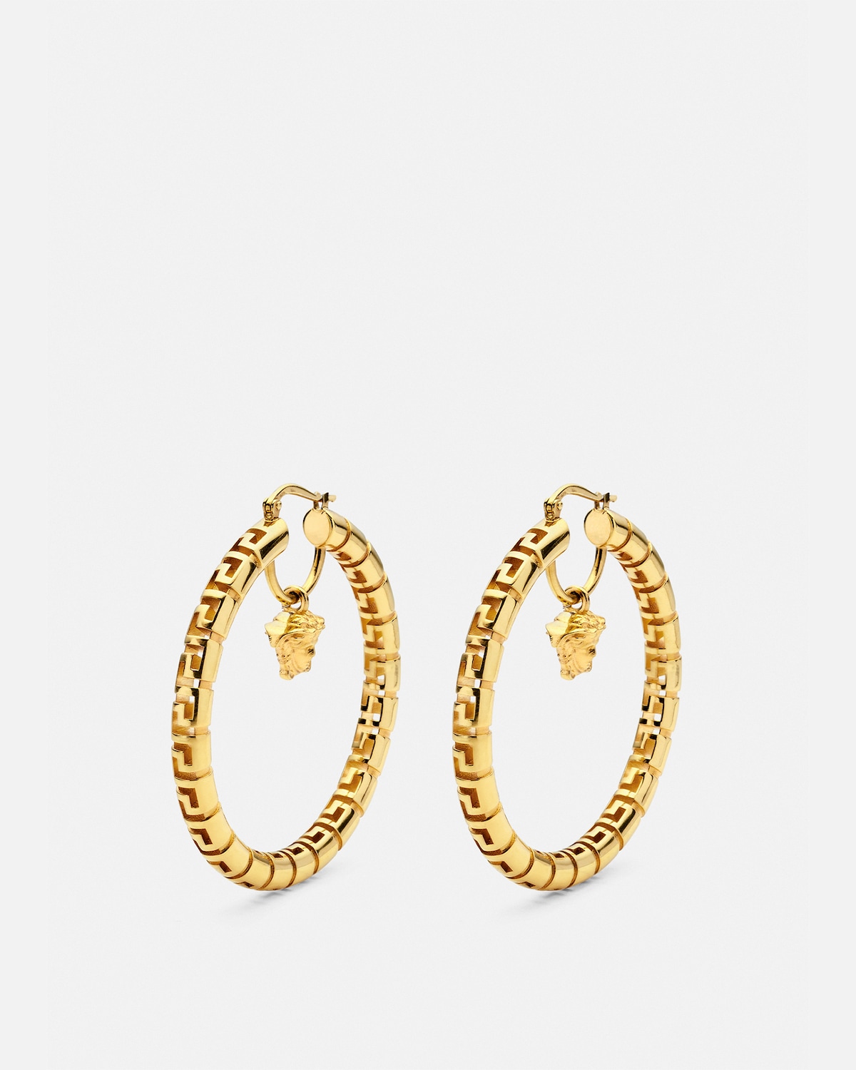 Versace greca hoop earrings Clearance