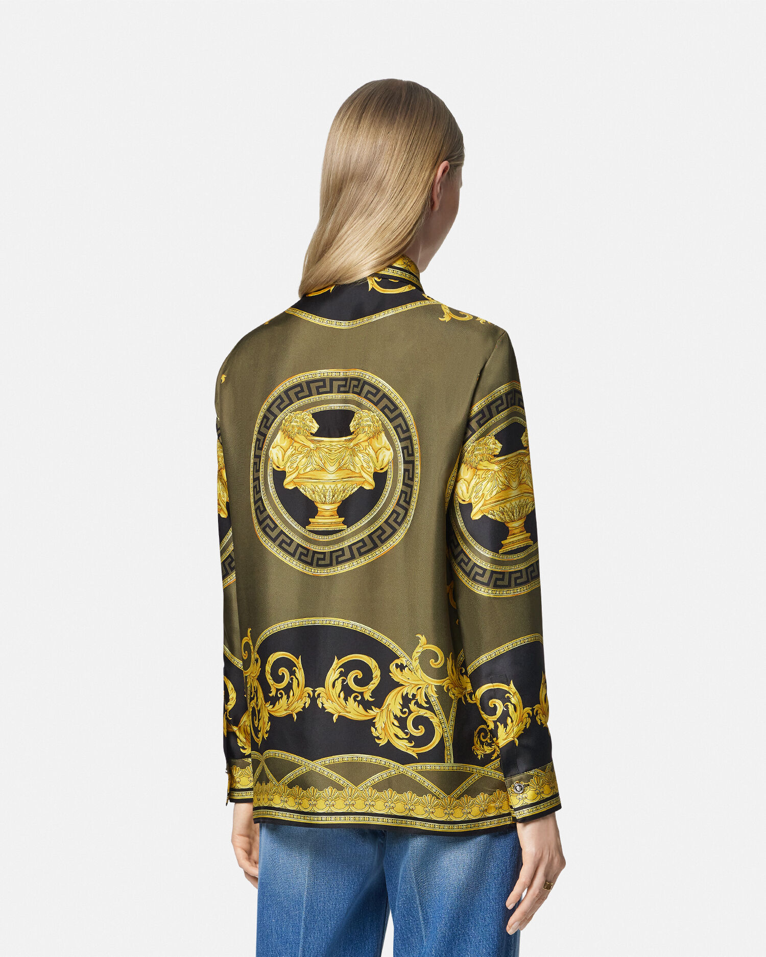 Versace inspired silk shirt 2025