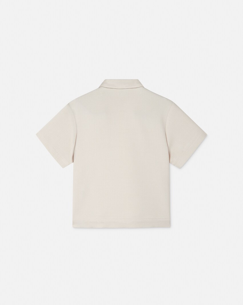 Kids Printed Milano-Stitch Shirt Beige 3