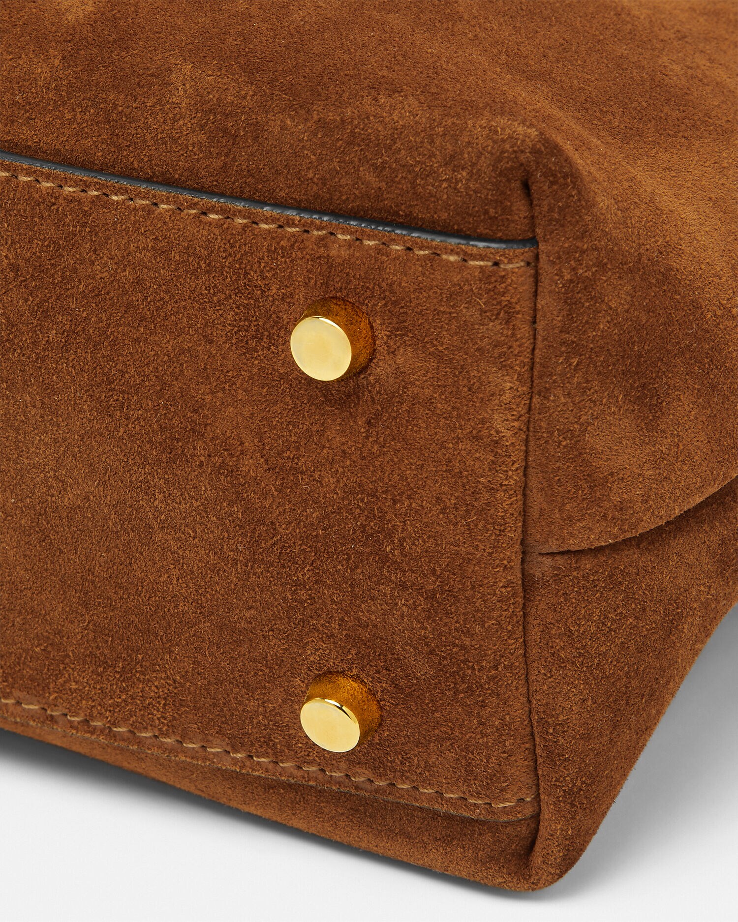 Versace Tag Suede Hobo Bag | VERSACE US