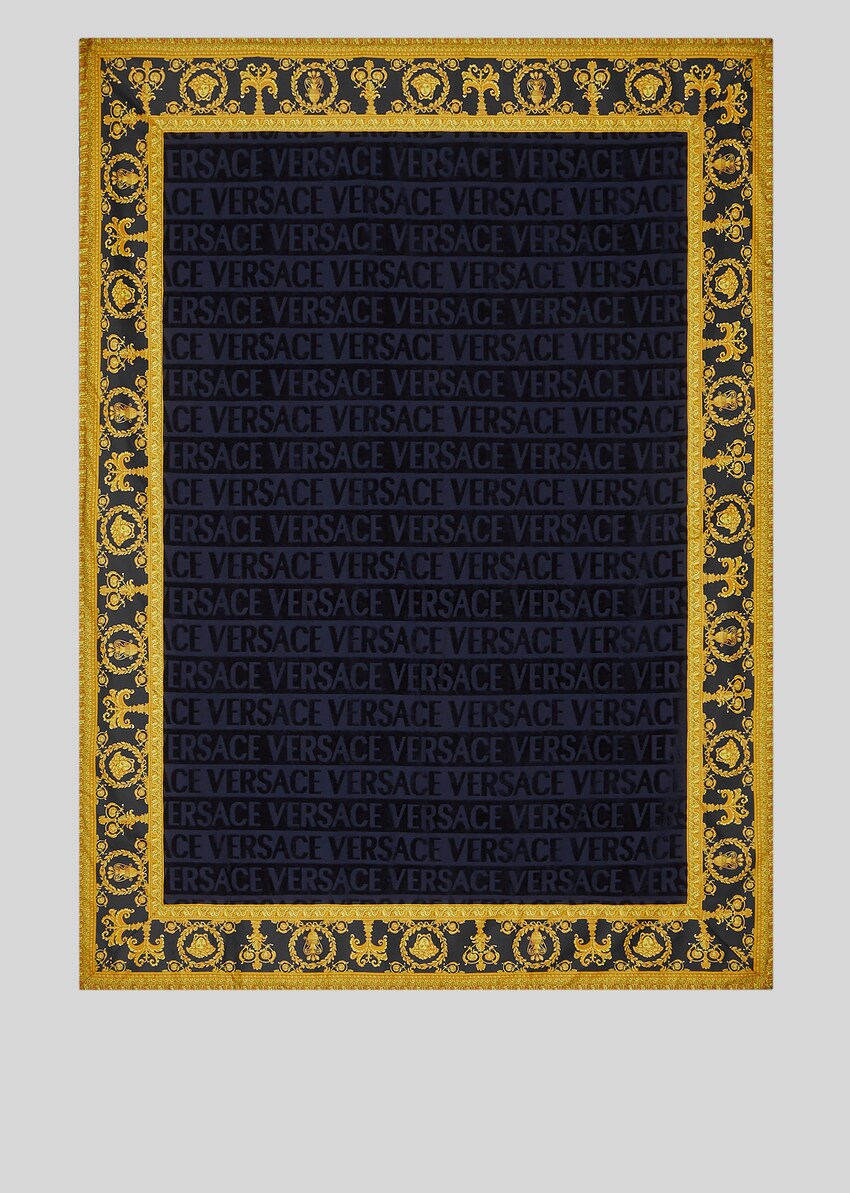 Versace Home I ♡ Baroque Beach Towel Blue 1
