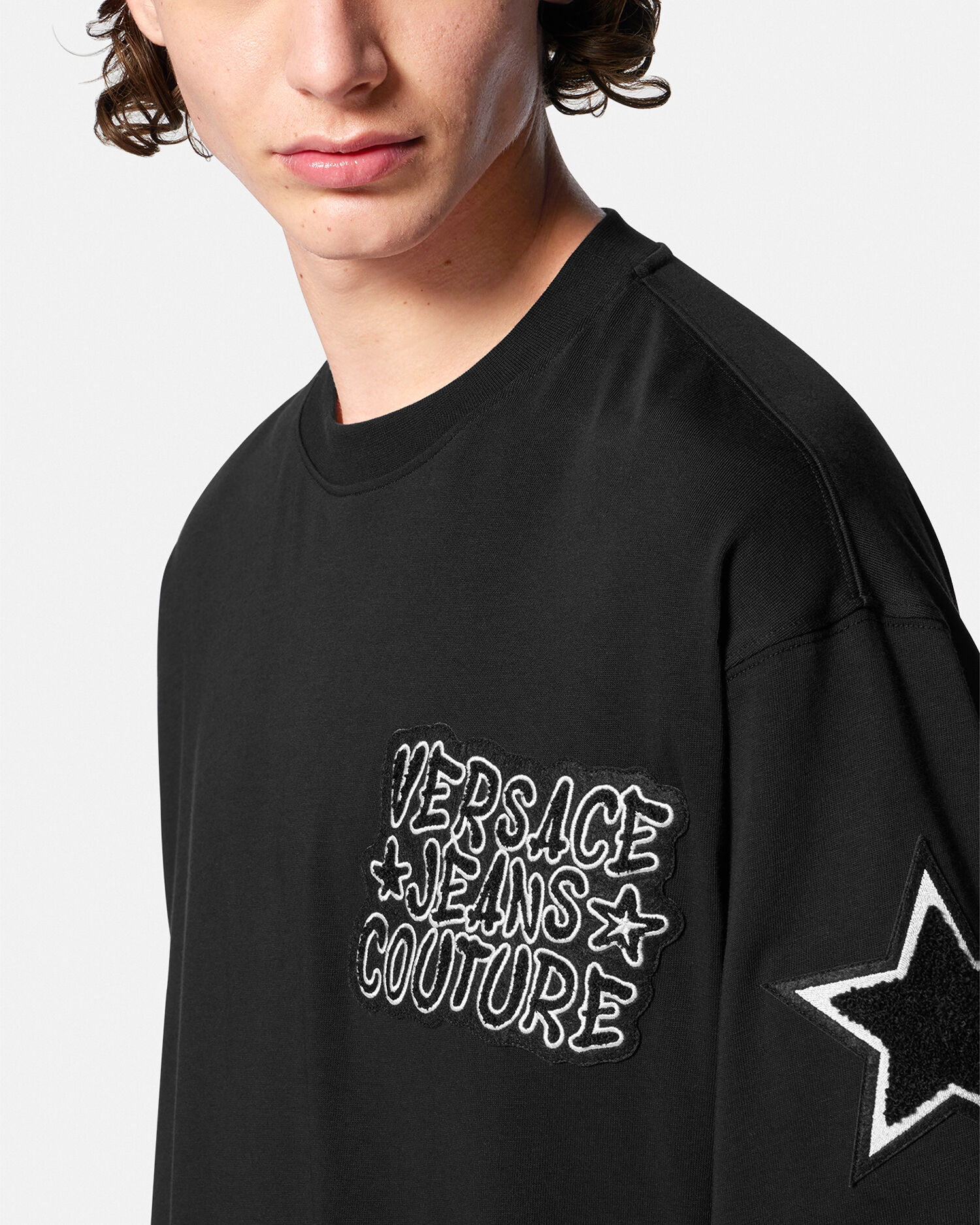 Versace hot sale graffiti sweatshirt