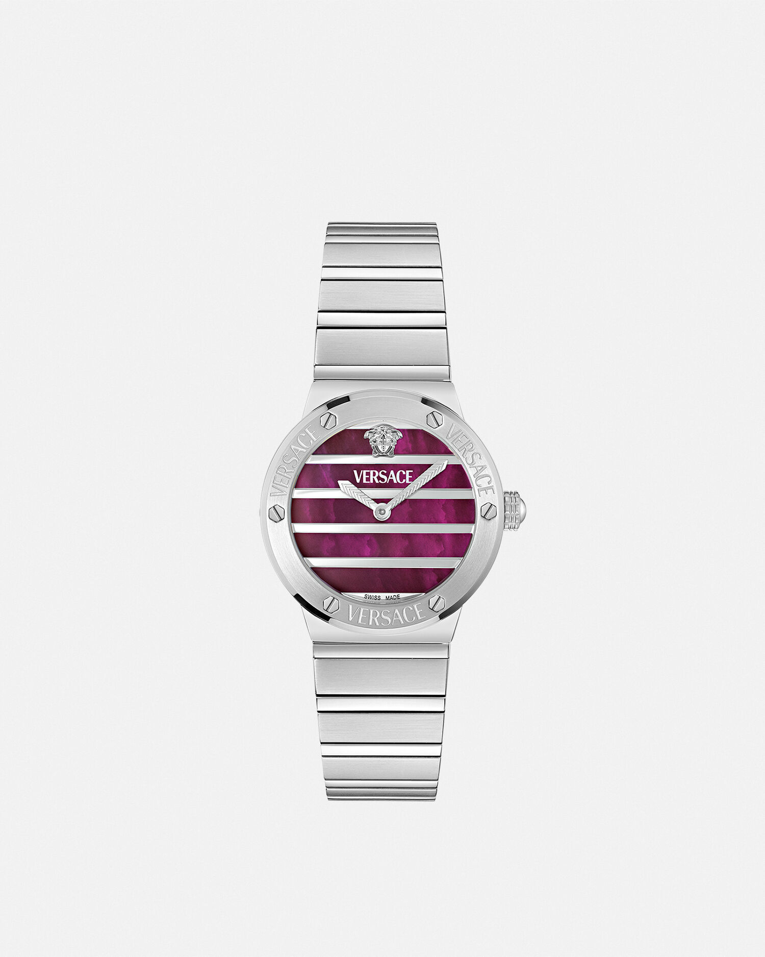 Versace greca logo pearl watch
