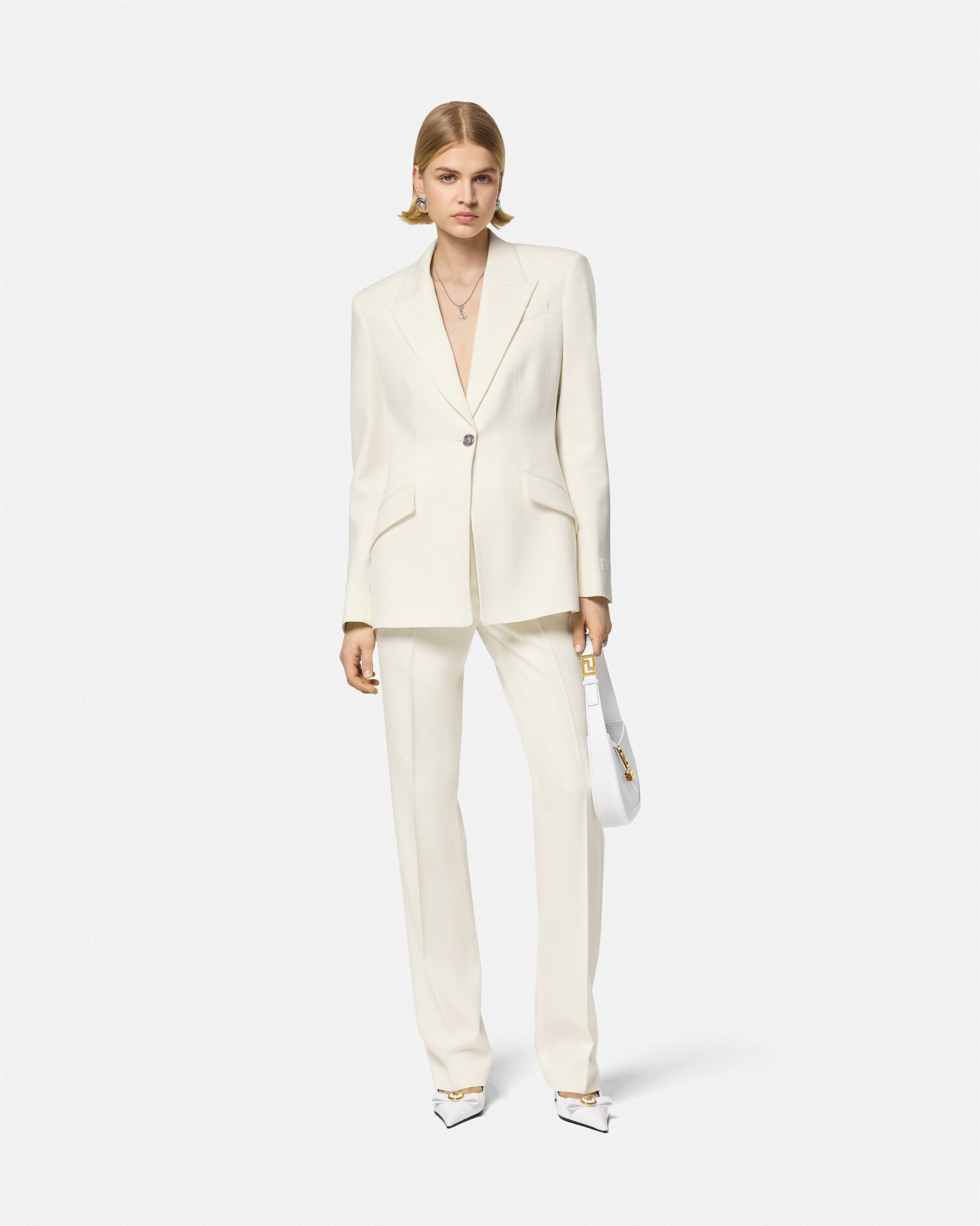 Versace white blazer new arrivals