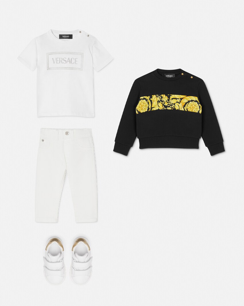 Versace Baby Regular Jeans White 2