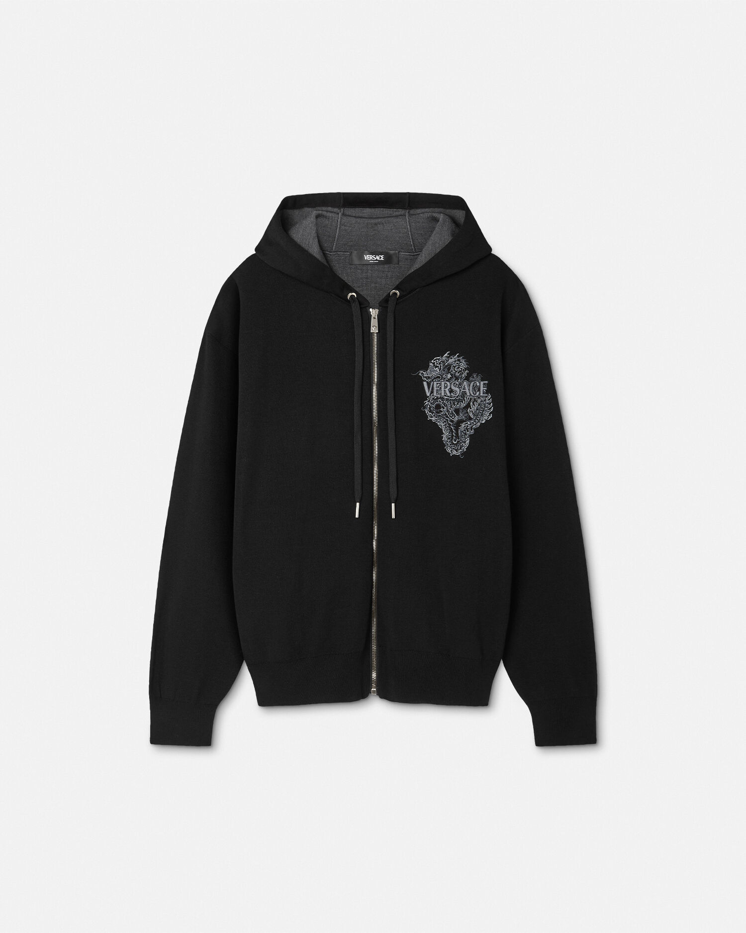 Versace new arrivals zip hoodie