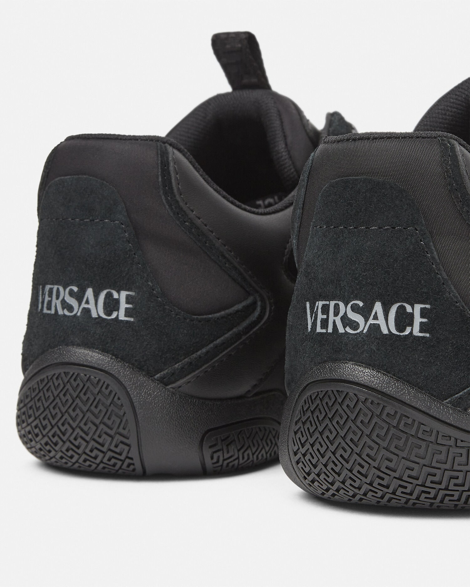 Galaxia Leather Sneakers | VERSACE US