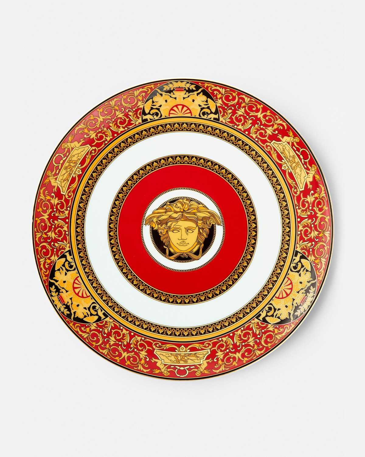 Versace Medusa Red Charger Plate 33 cm VERSACE