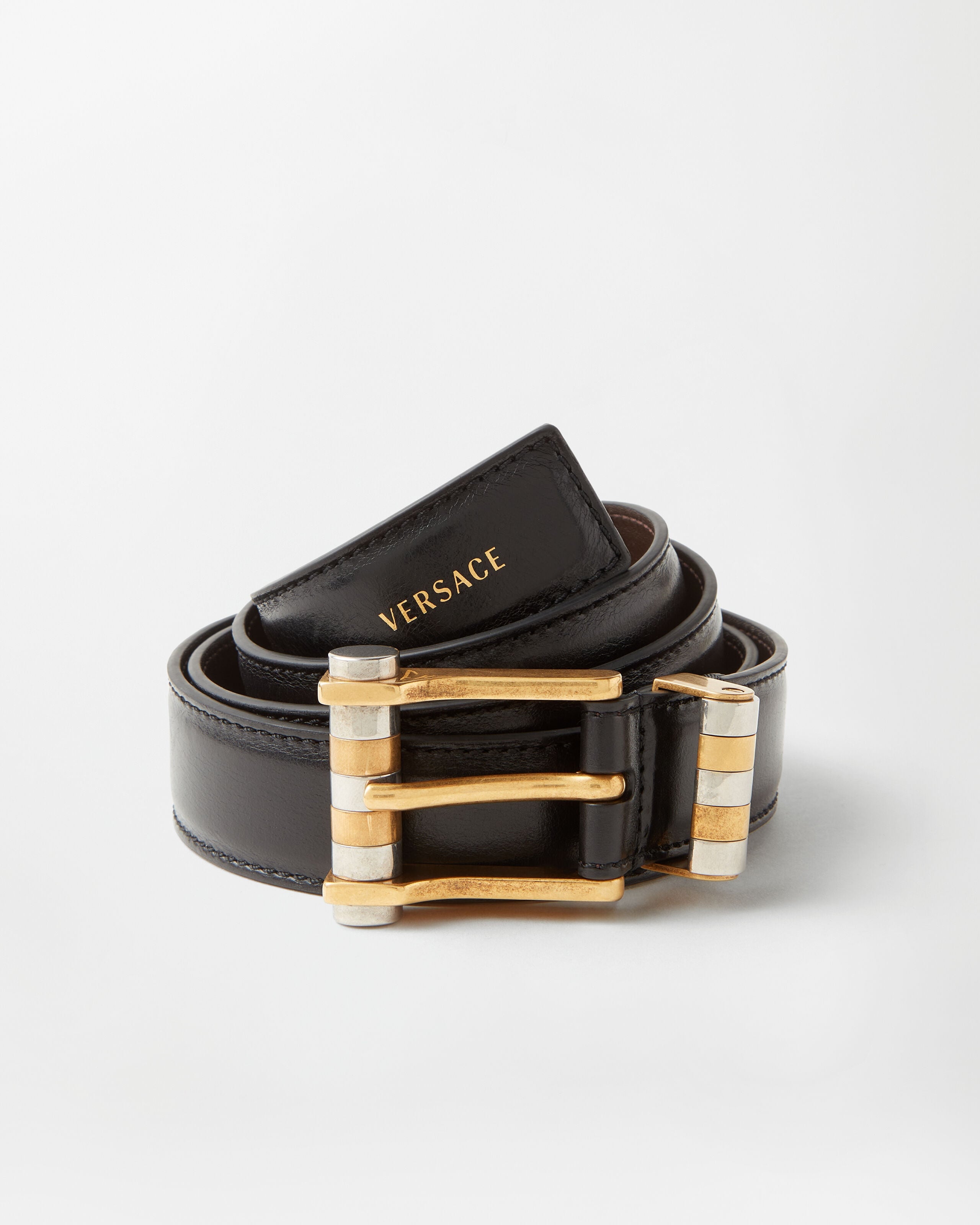 Versace leather belt 3 cm