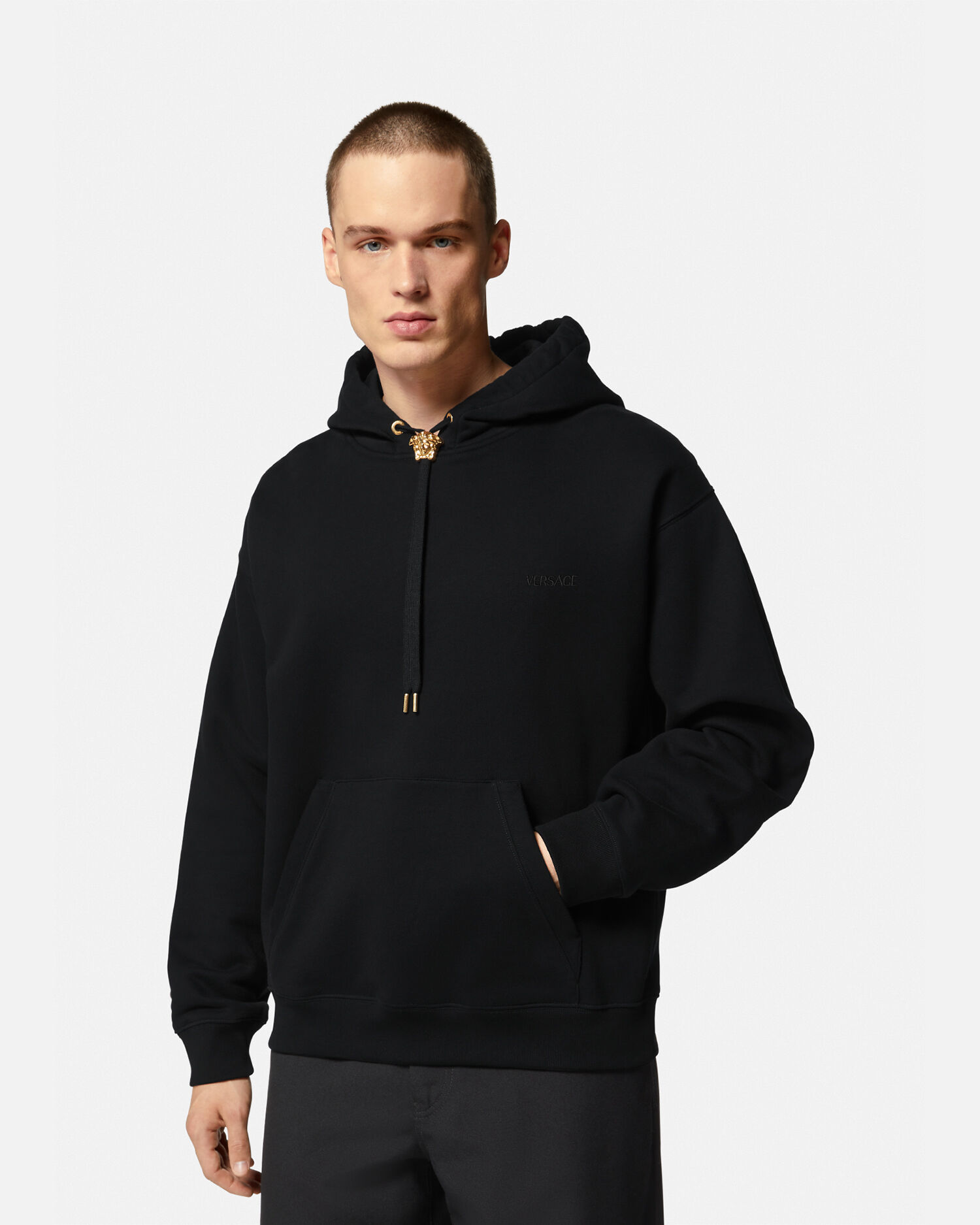 Mens versace hoodie sale outlet