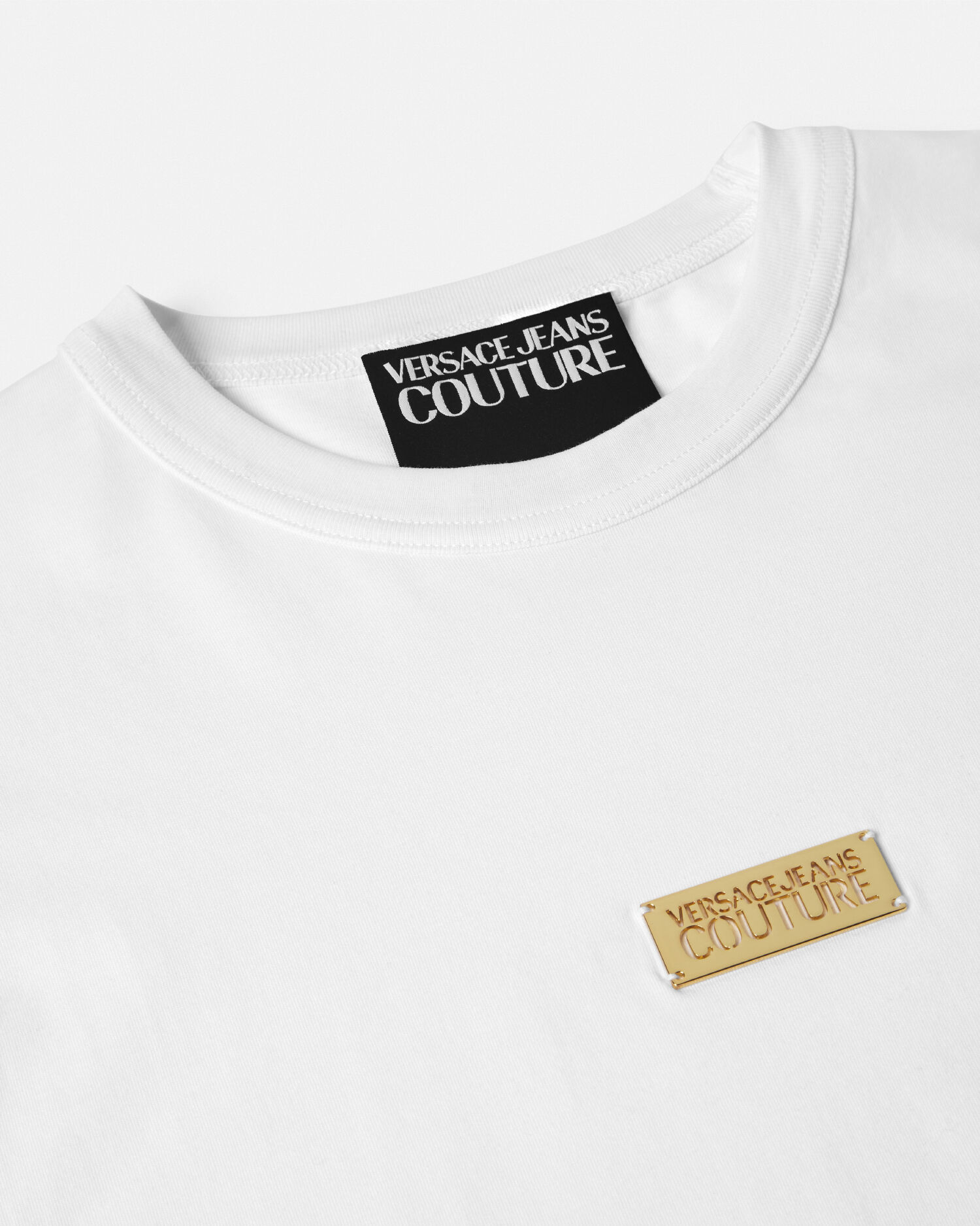 Logo Regular Fit T Shirt VERSACE US