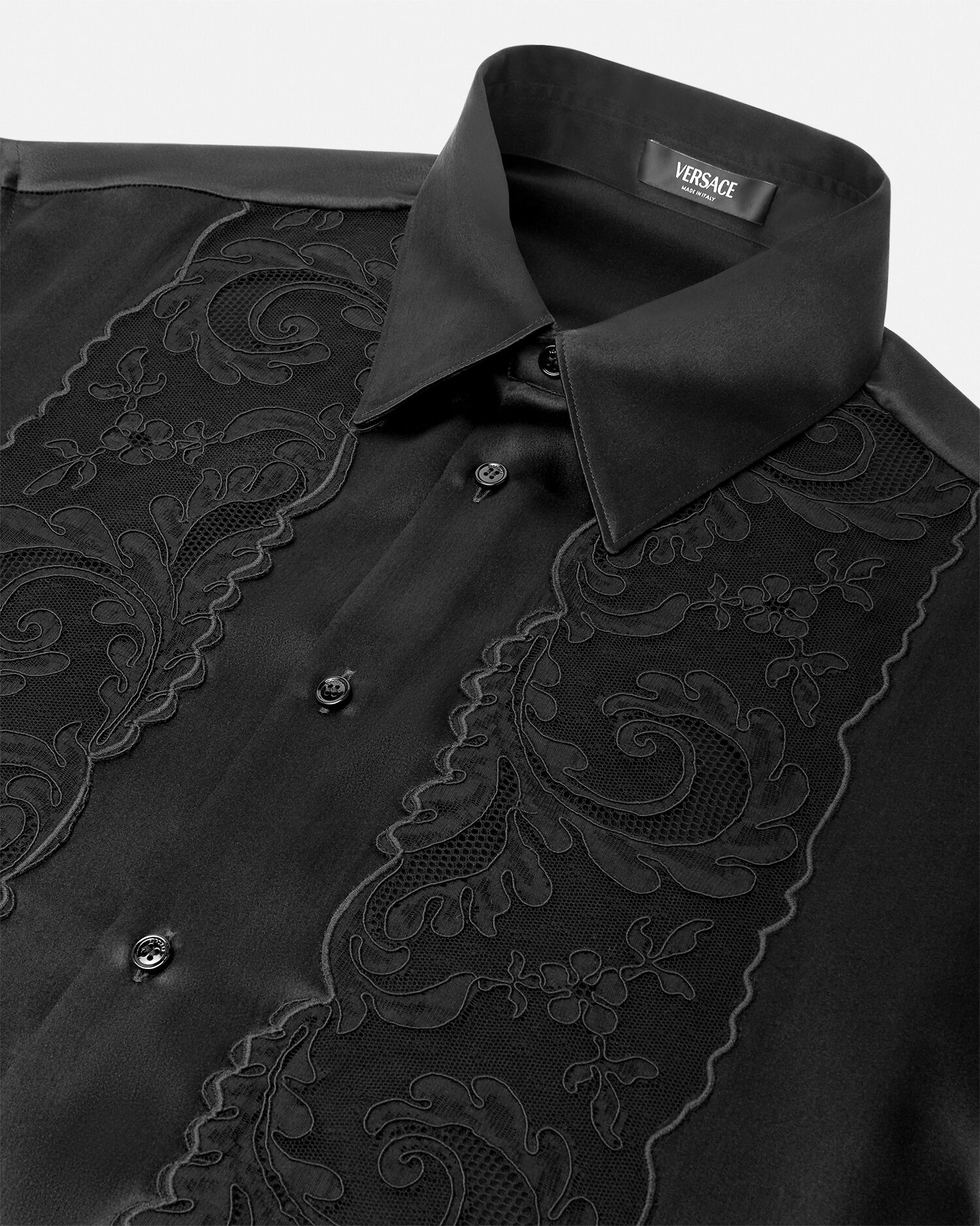 Versace mens lace shirt on sale