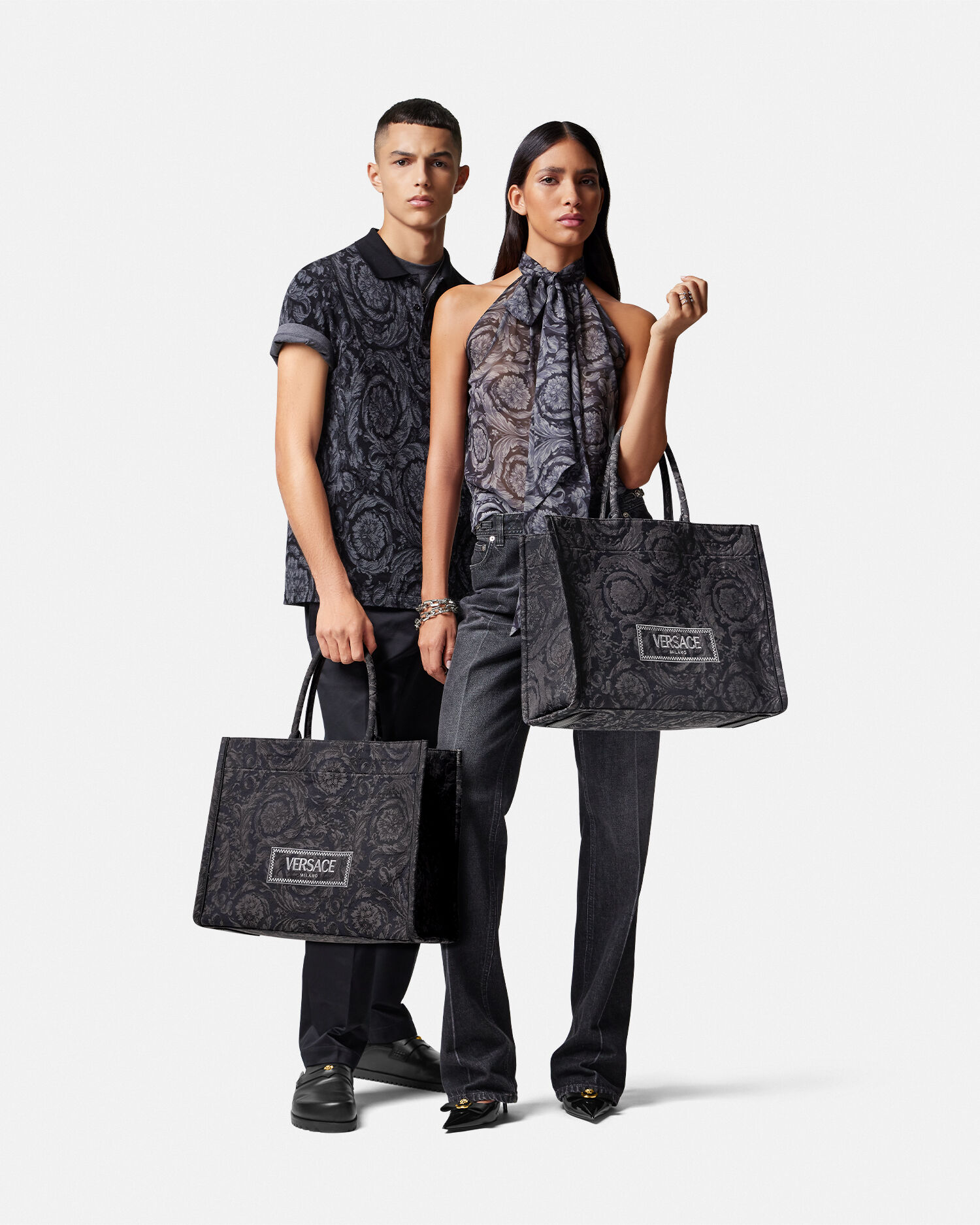 Versace tote deals bag