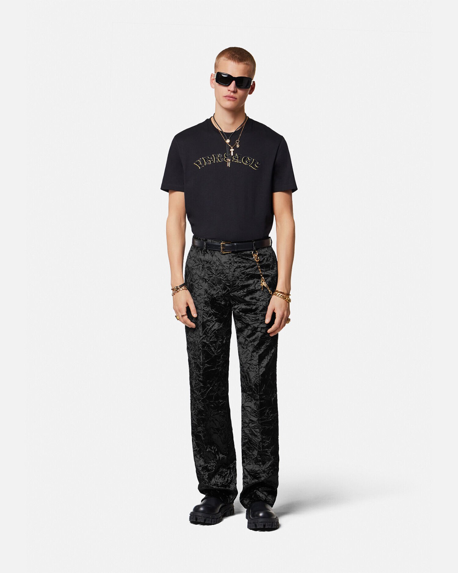 Crushed Velvet Trousers