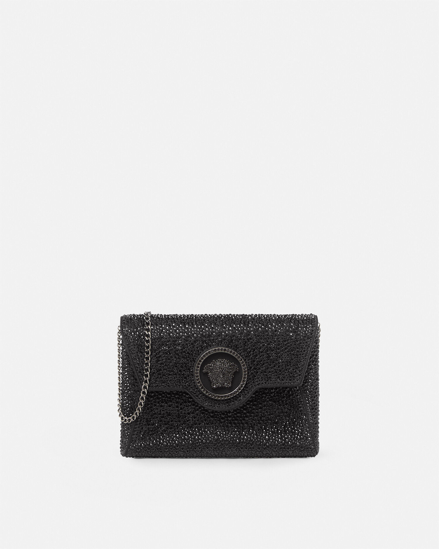 Versace Crystal La Medusa Envelope Clutch for Women Online Store EU