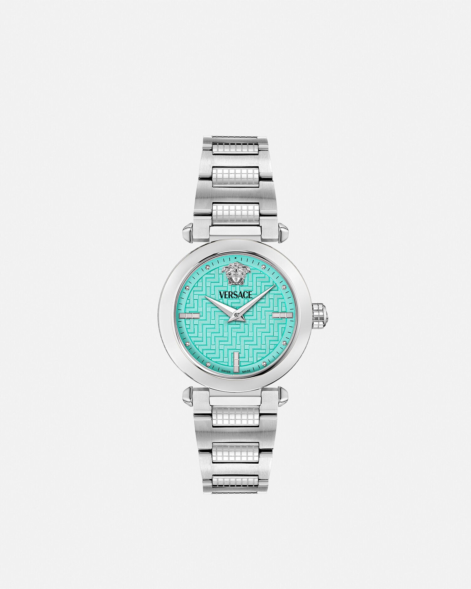 Versace Greek Watch Silver | VERSACE US