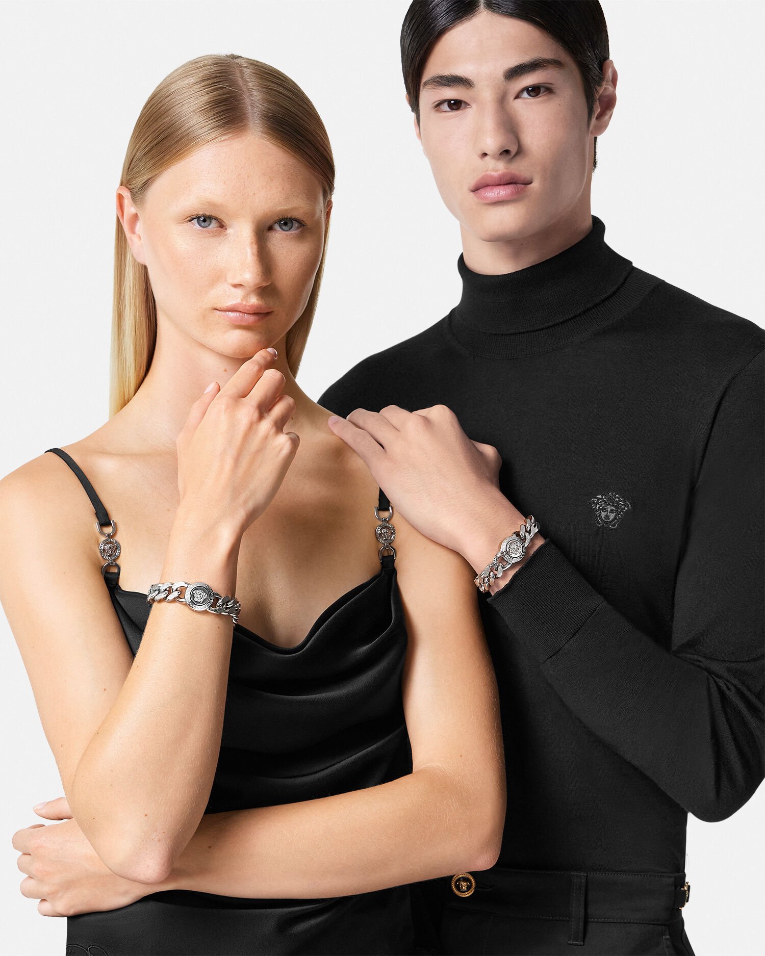 Versace medusa bracelet mens cheap