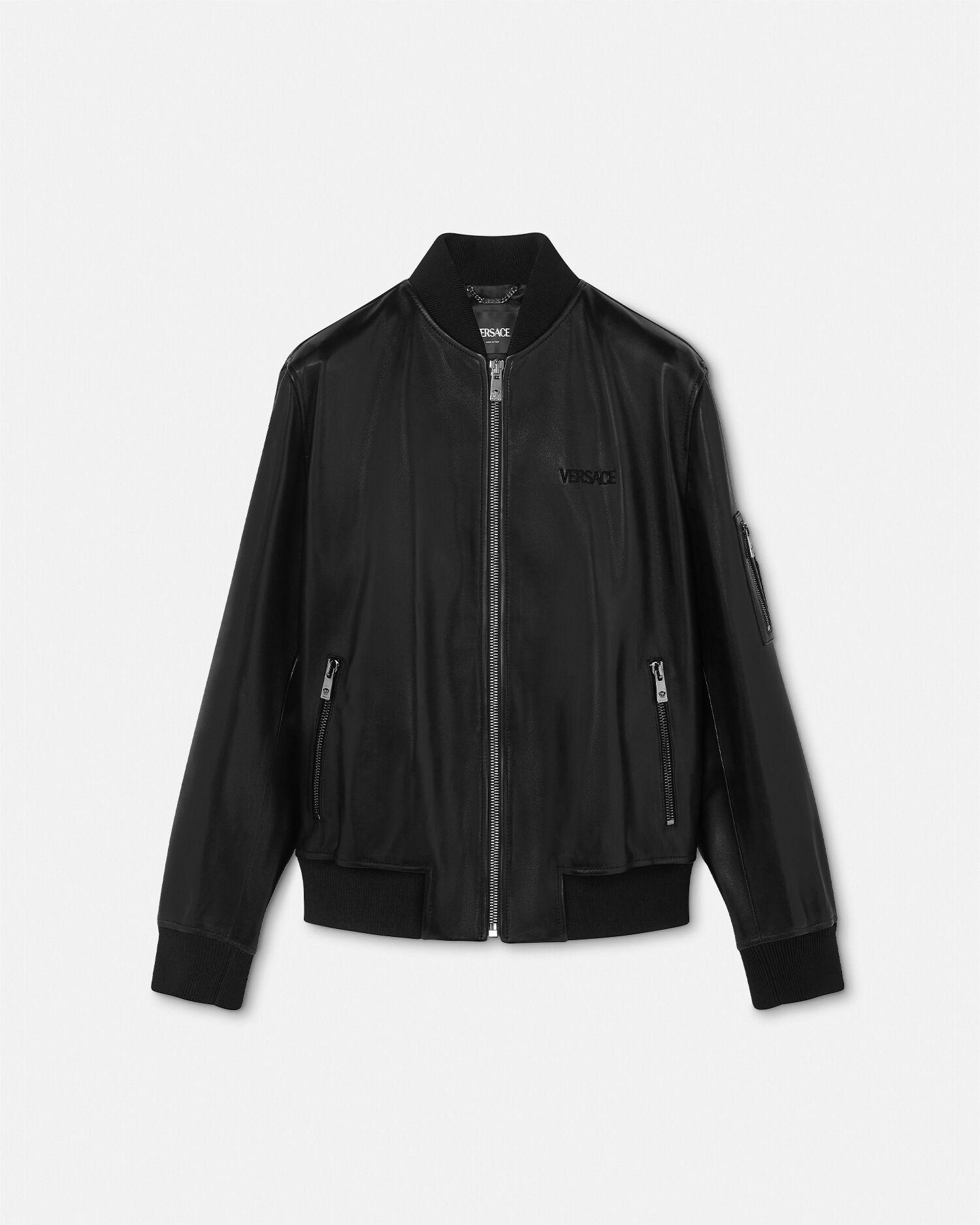 Versace Bomber Jacket Black Hotsell | website.jkuat.ac.ke