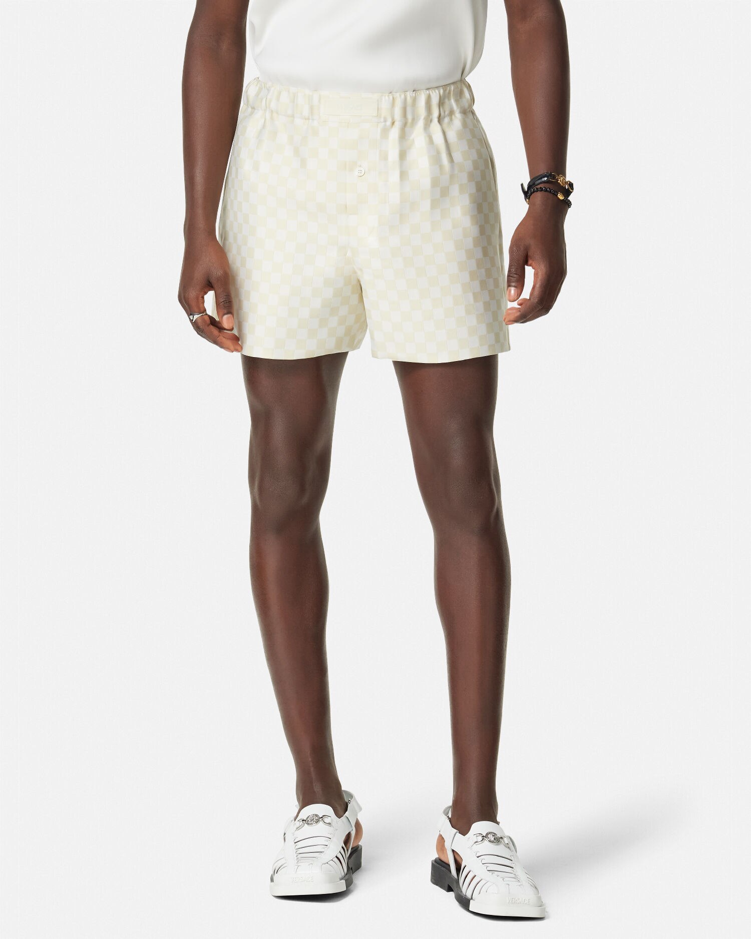 Versace shorts white store