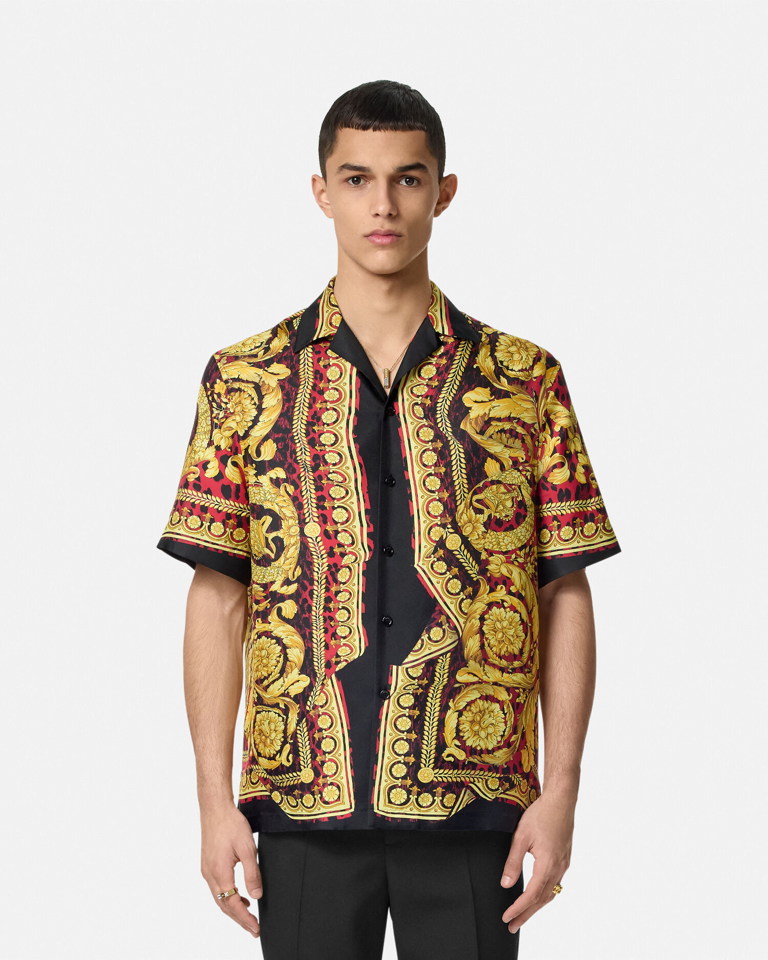 Camicia versace rossa online