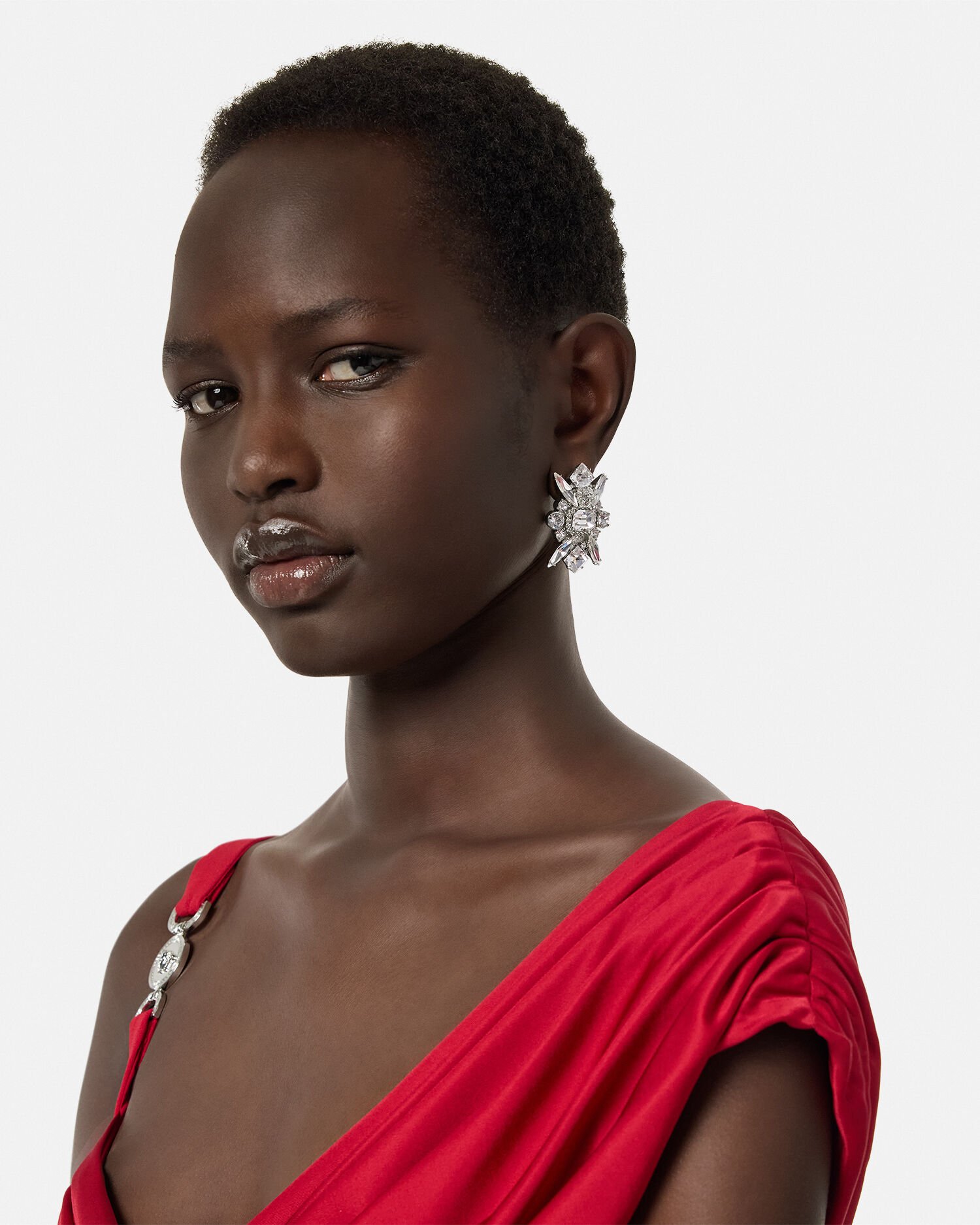 Black versace earrings shop