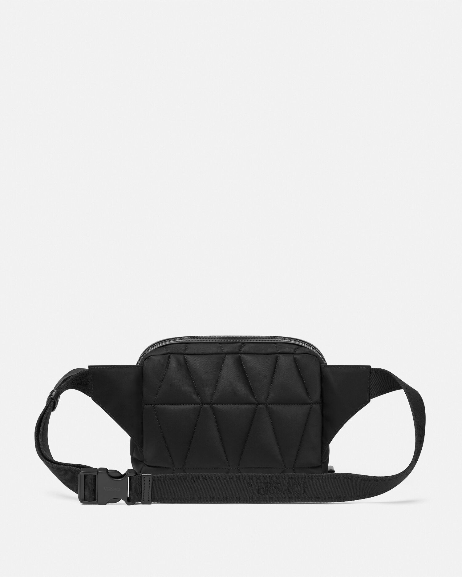 Versace quilted leather belt bag shop