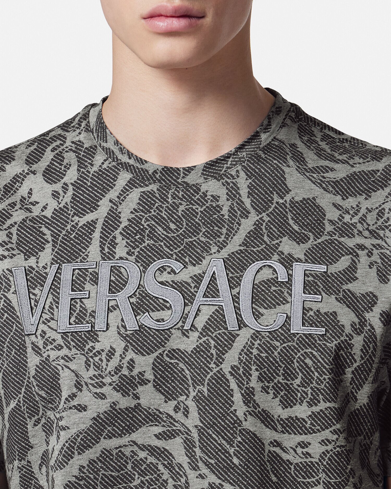 Barocco Silhouette Logo T Shirt
