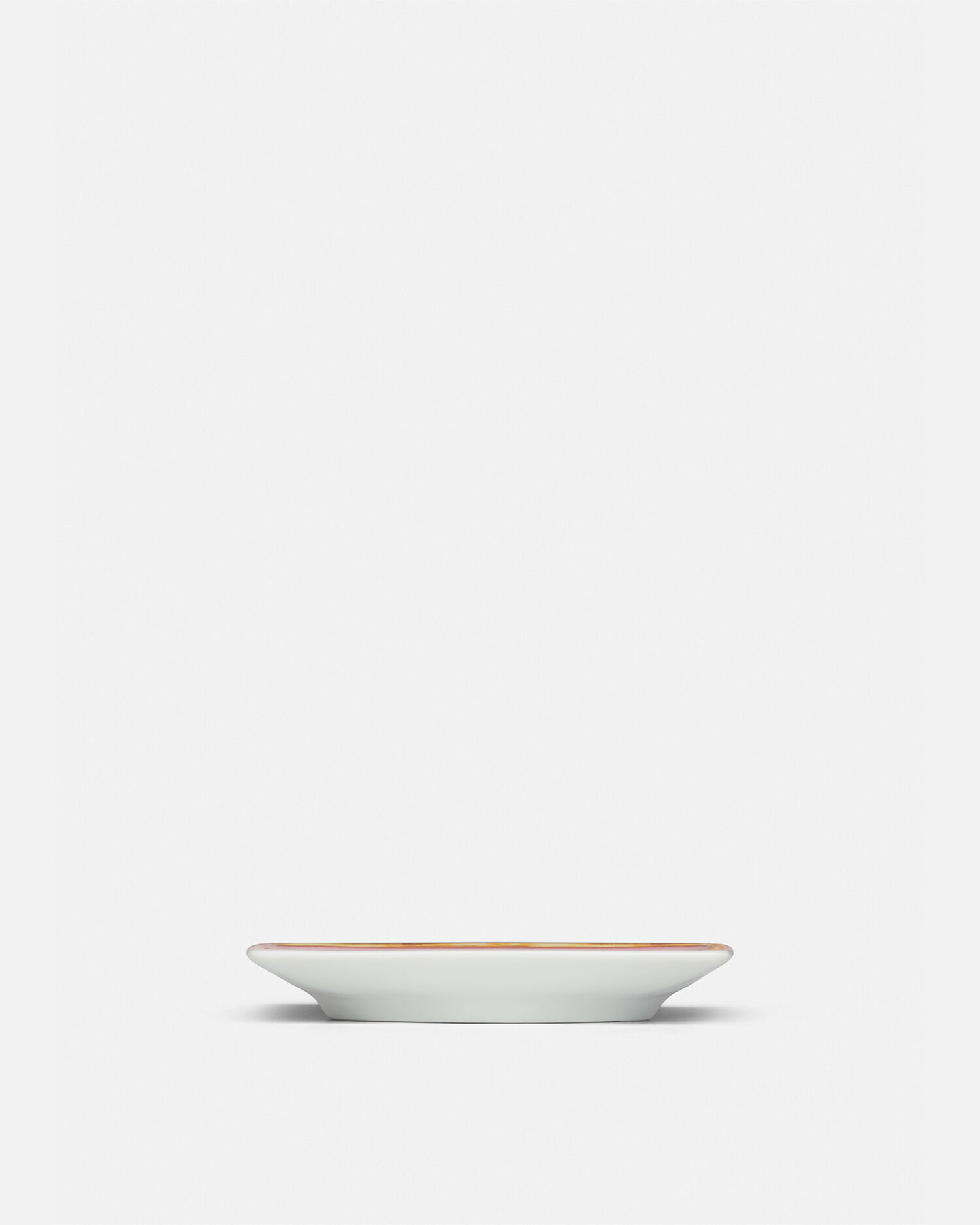 Versace Alphabet P Small Square Plate 12cm Print | VERSACE US