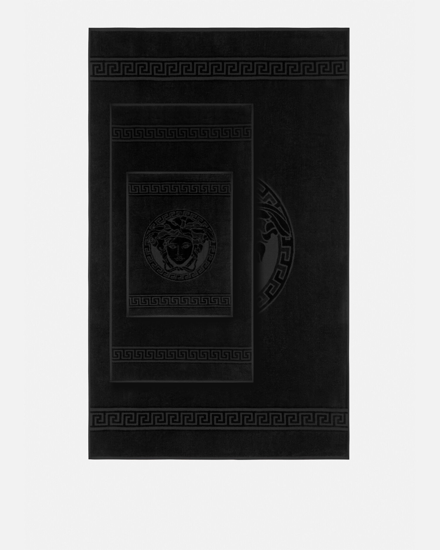 Medusa Towel 5 Set Black VERSACE TH