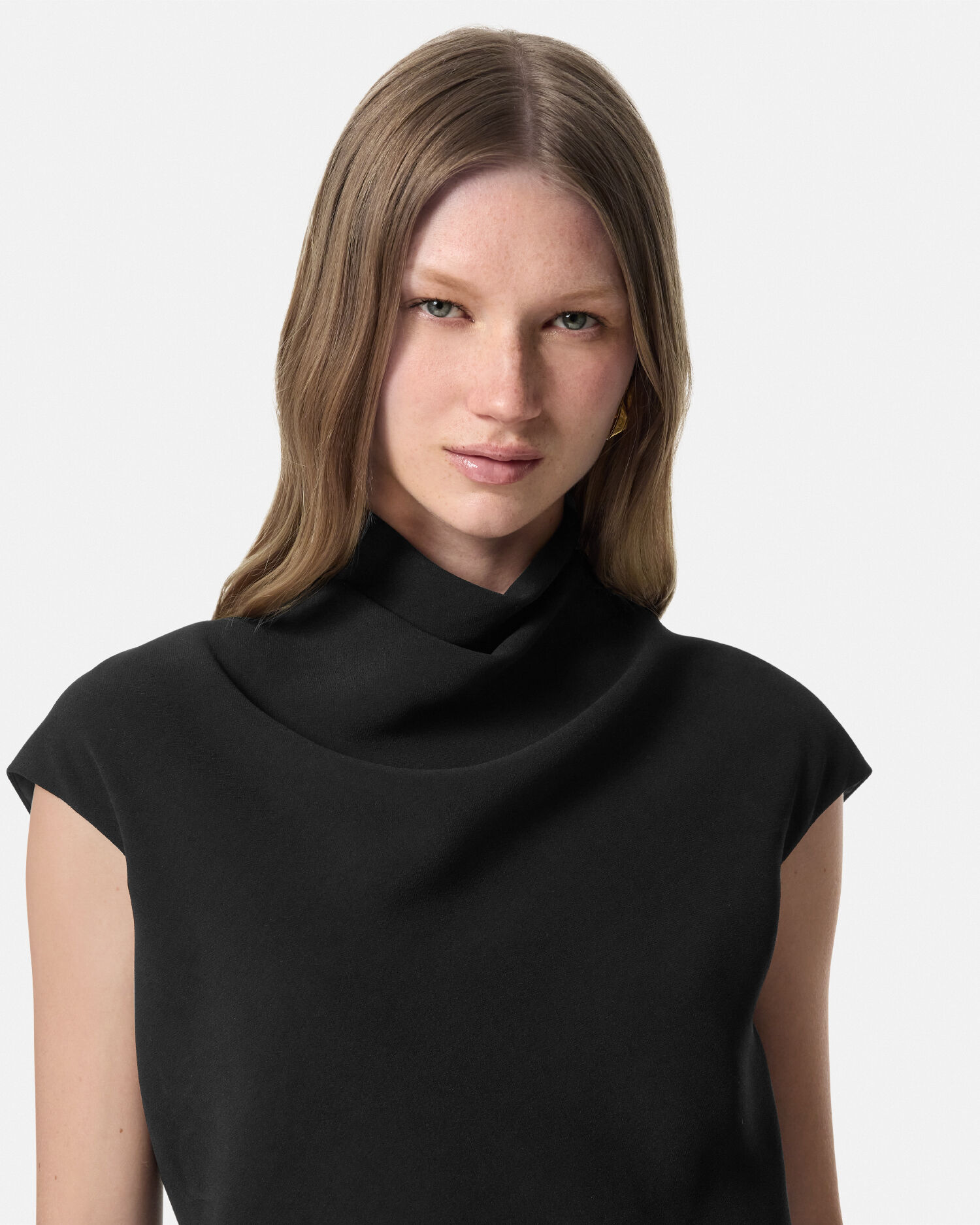 Cady Draped Neck Top