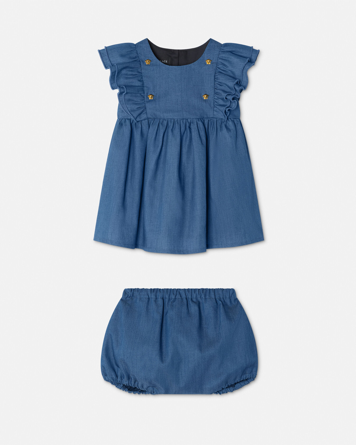Conjunto de vestido Baby de cambray