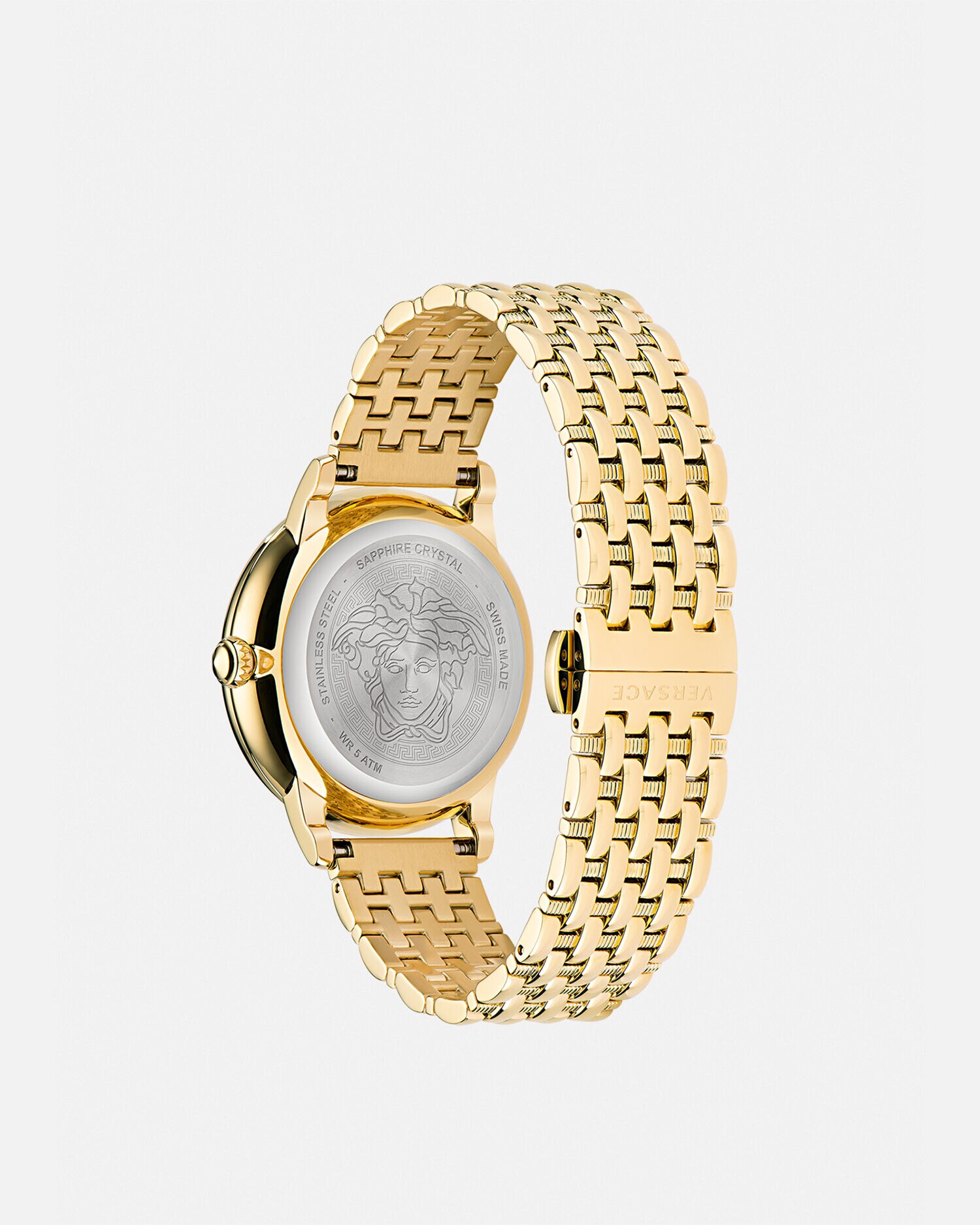 Gold versace watch best sale women's