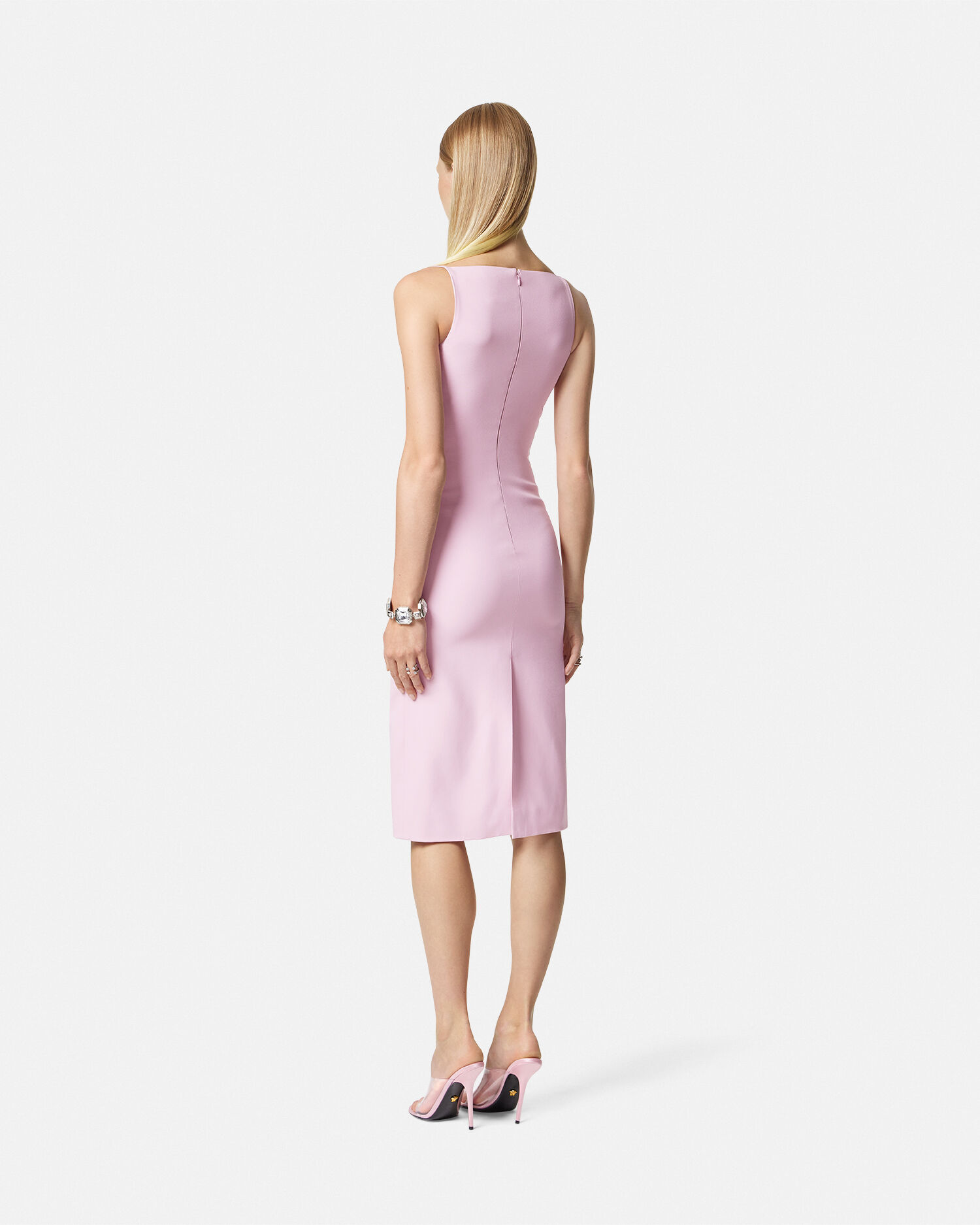 Versace dress pink cheap