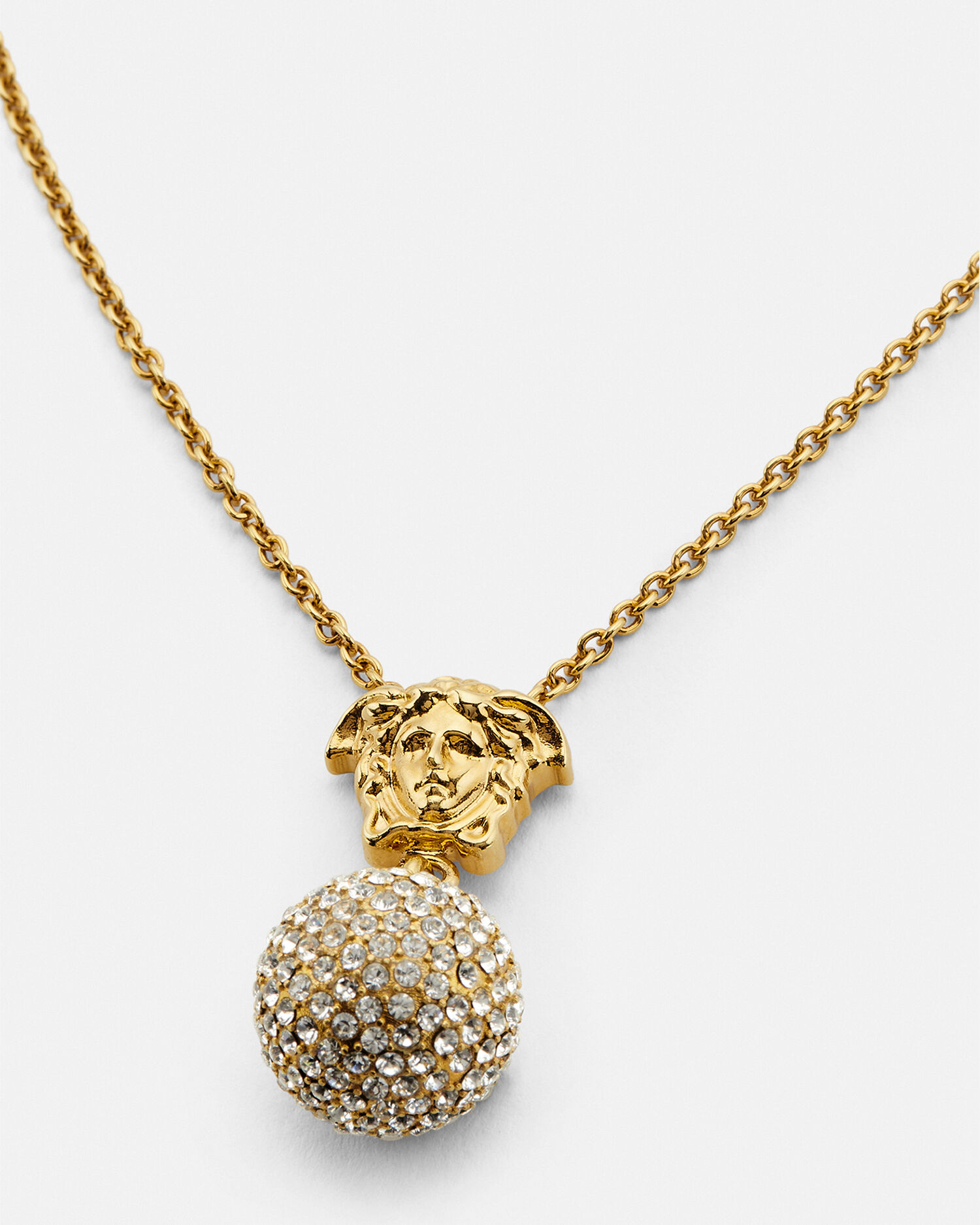 Versace online crystal necklace